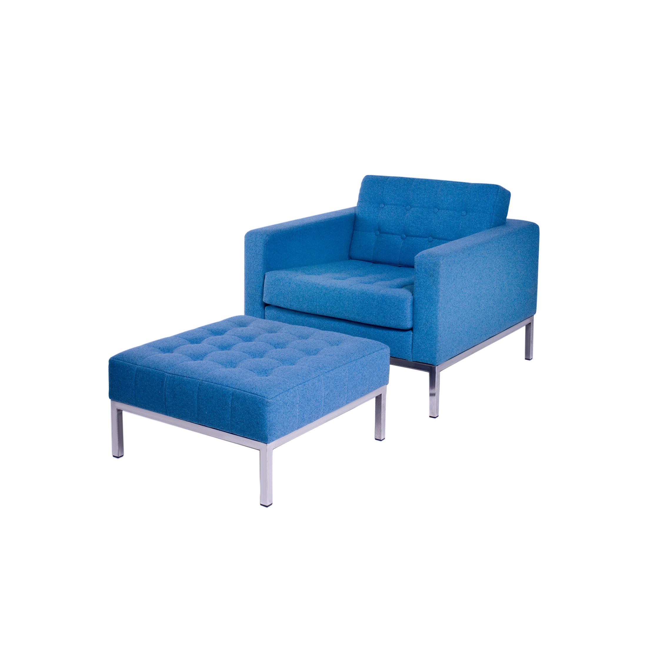 Display product Club armchair with footstool from manufacturer Loft
