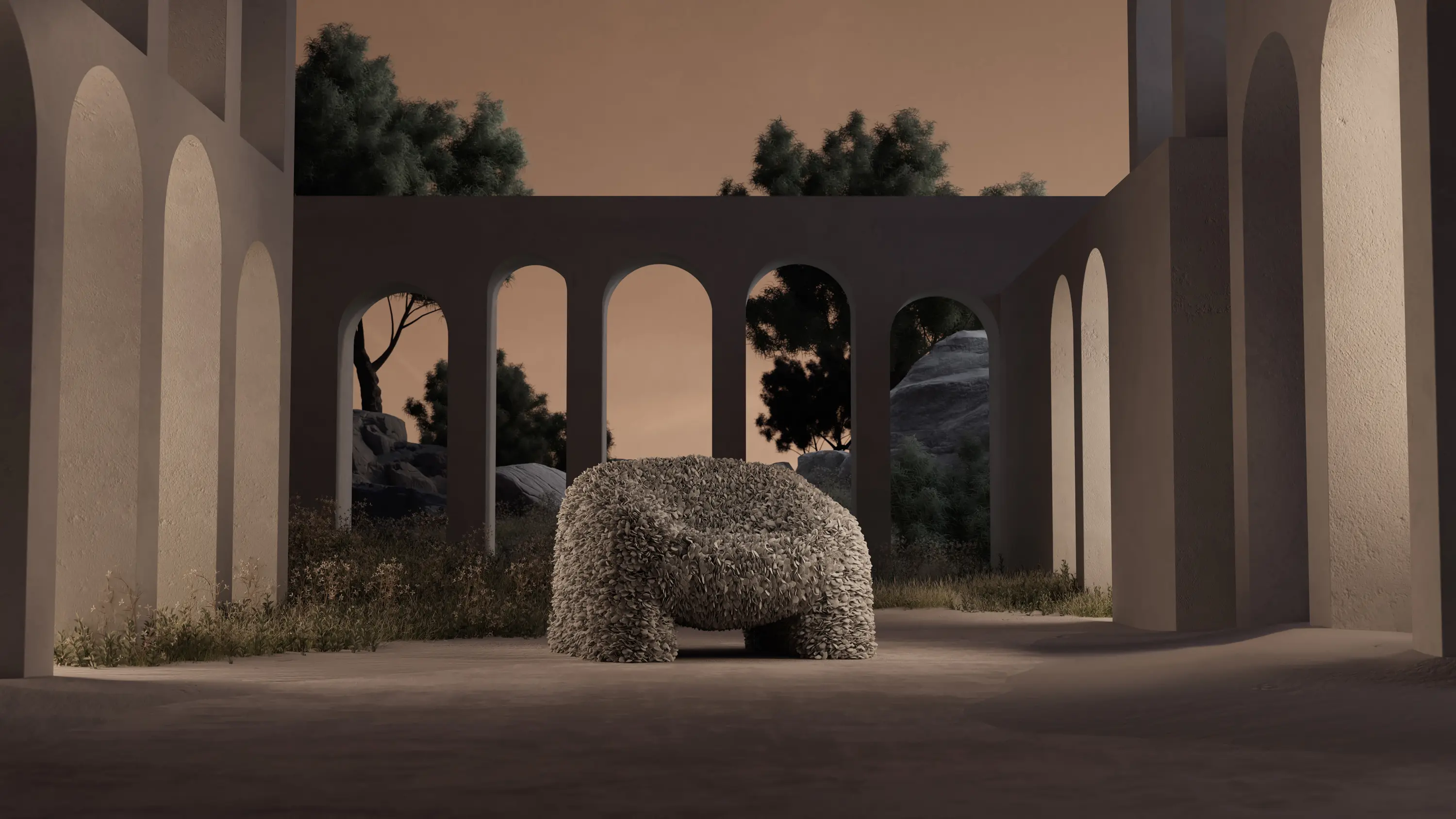 moooi - Hortensia Armchair - Grey