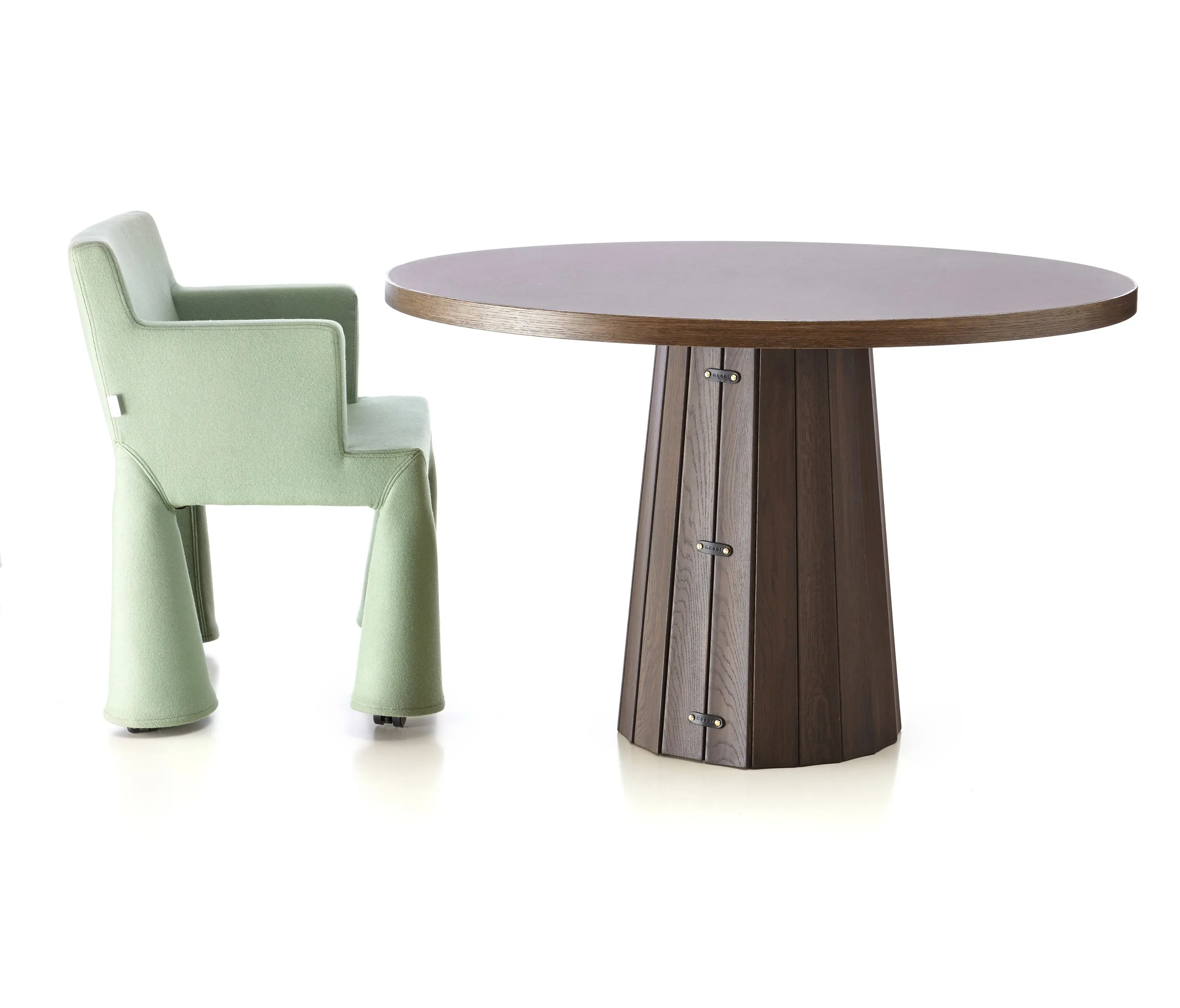 moooi - Container Table Bodhi With Linoak Top