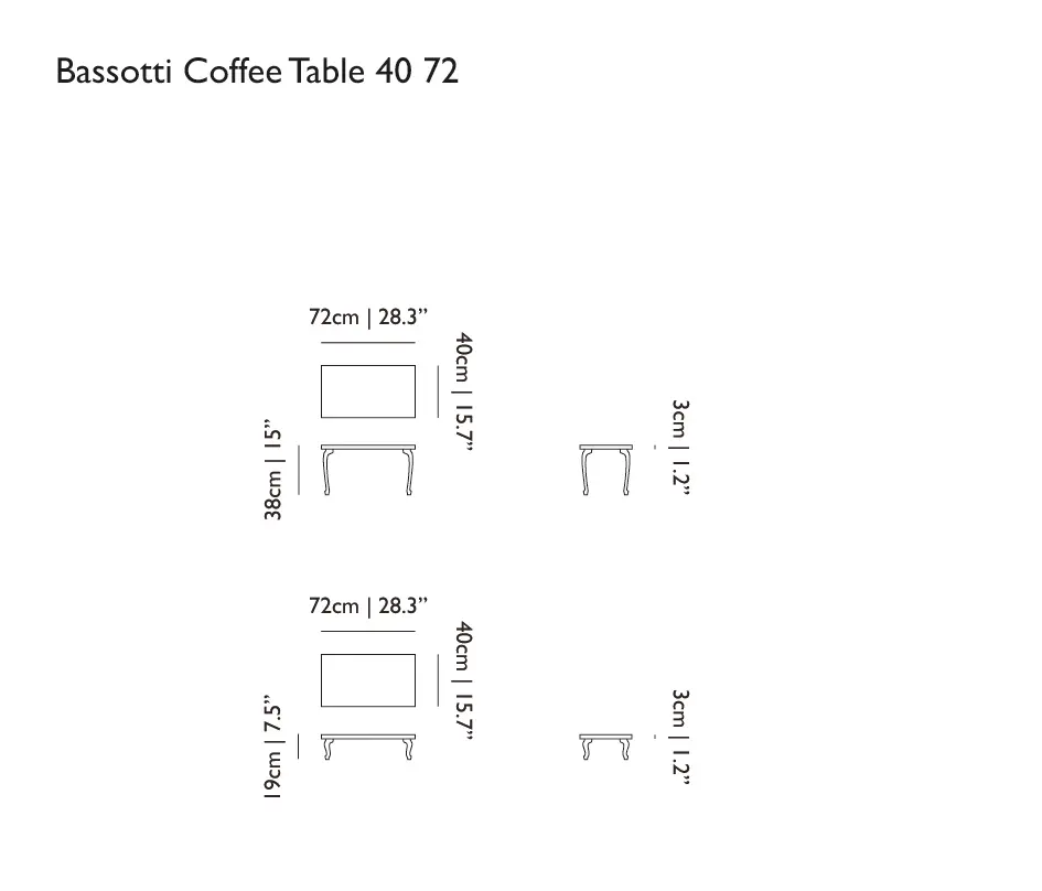 moooi - Bassotti Coffee Table