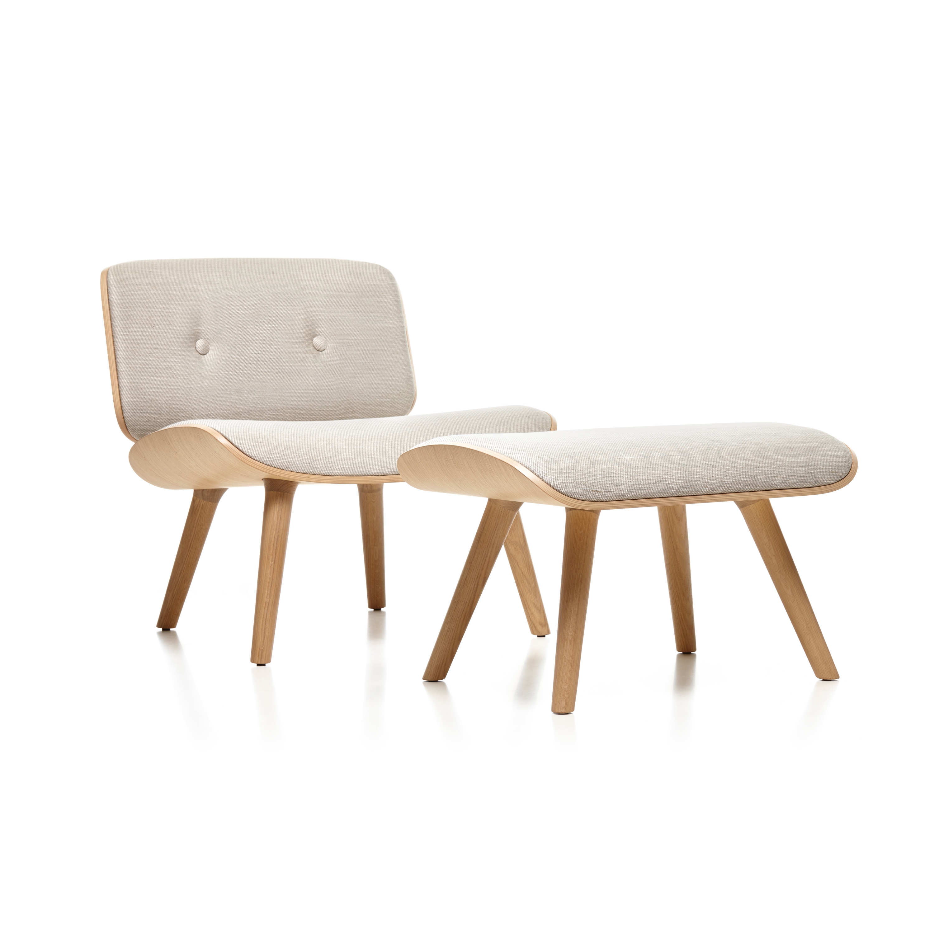 Produkt Nut Lounge Chair With Footstool des Herstellers moooi anzeigen