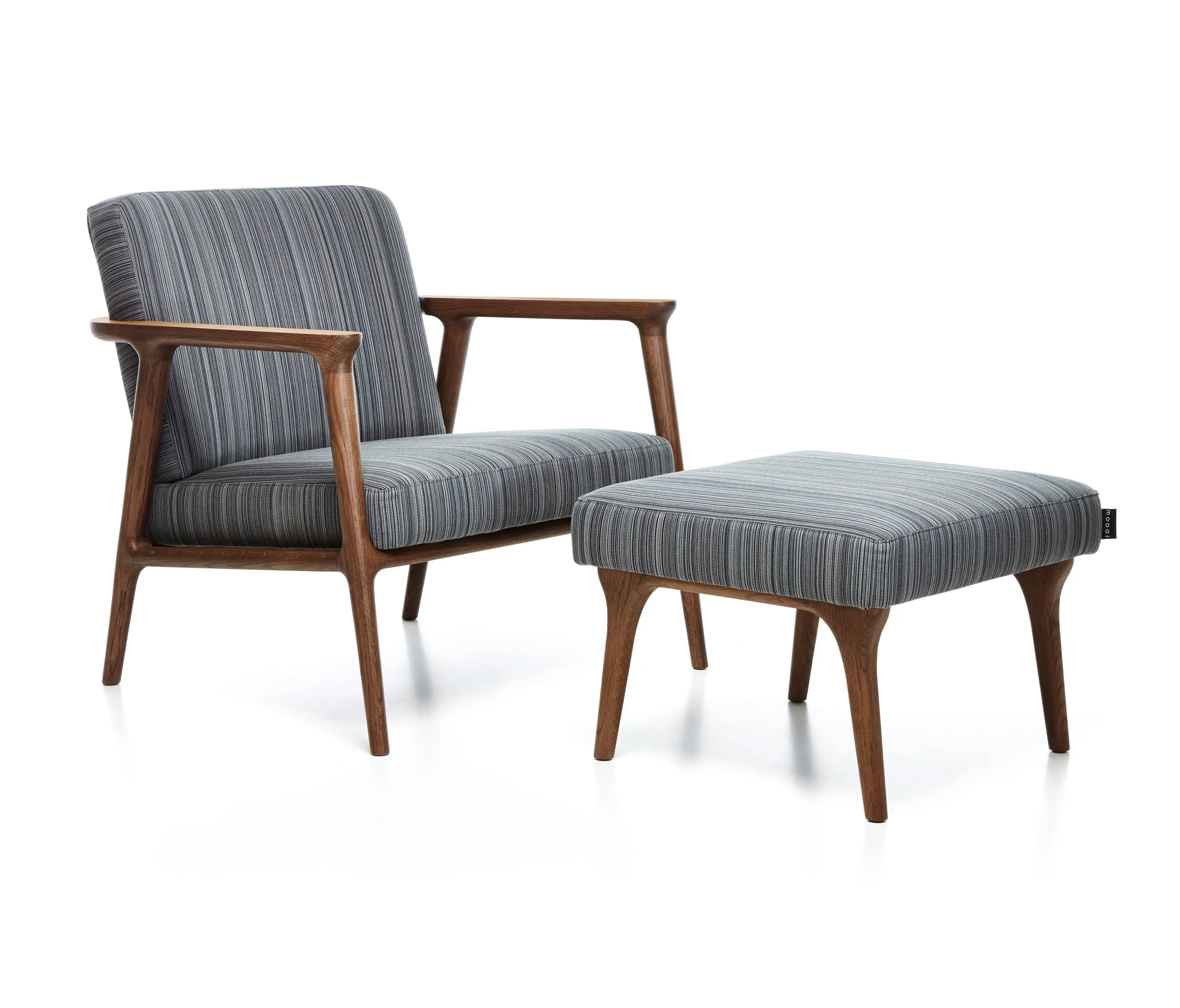 moooi - Zio Lounge Chair With Footstool