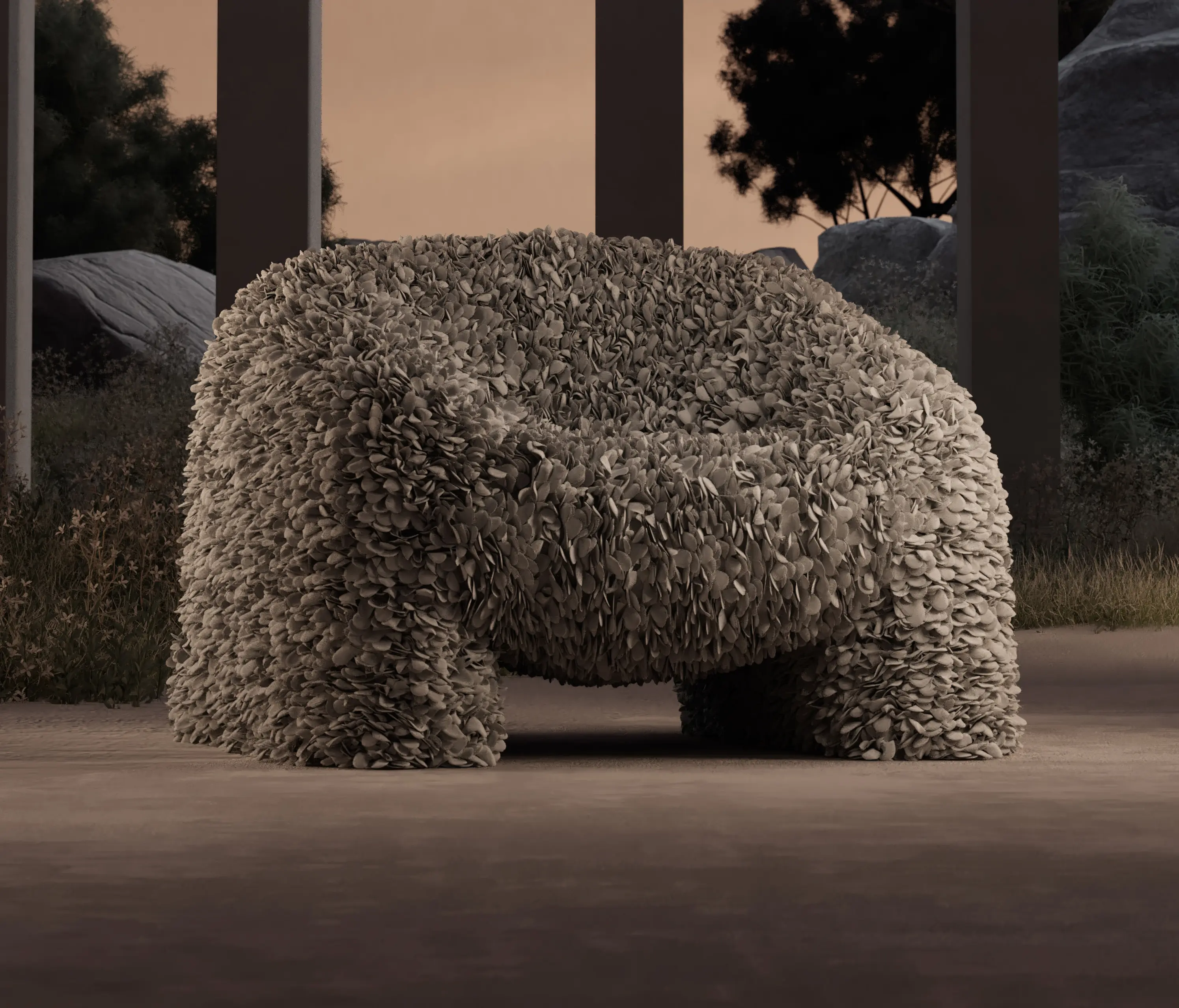 moooi - Hortensia Armchair - Grey