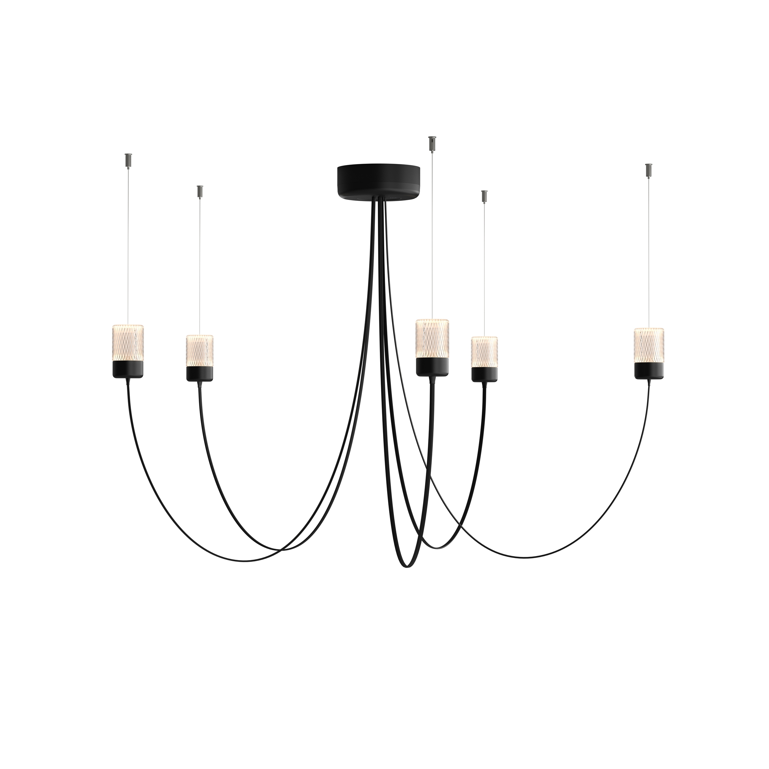 Produkt Gravity Chandelier - 5, Black des Herstellers moooi anzeigen