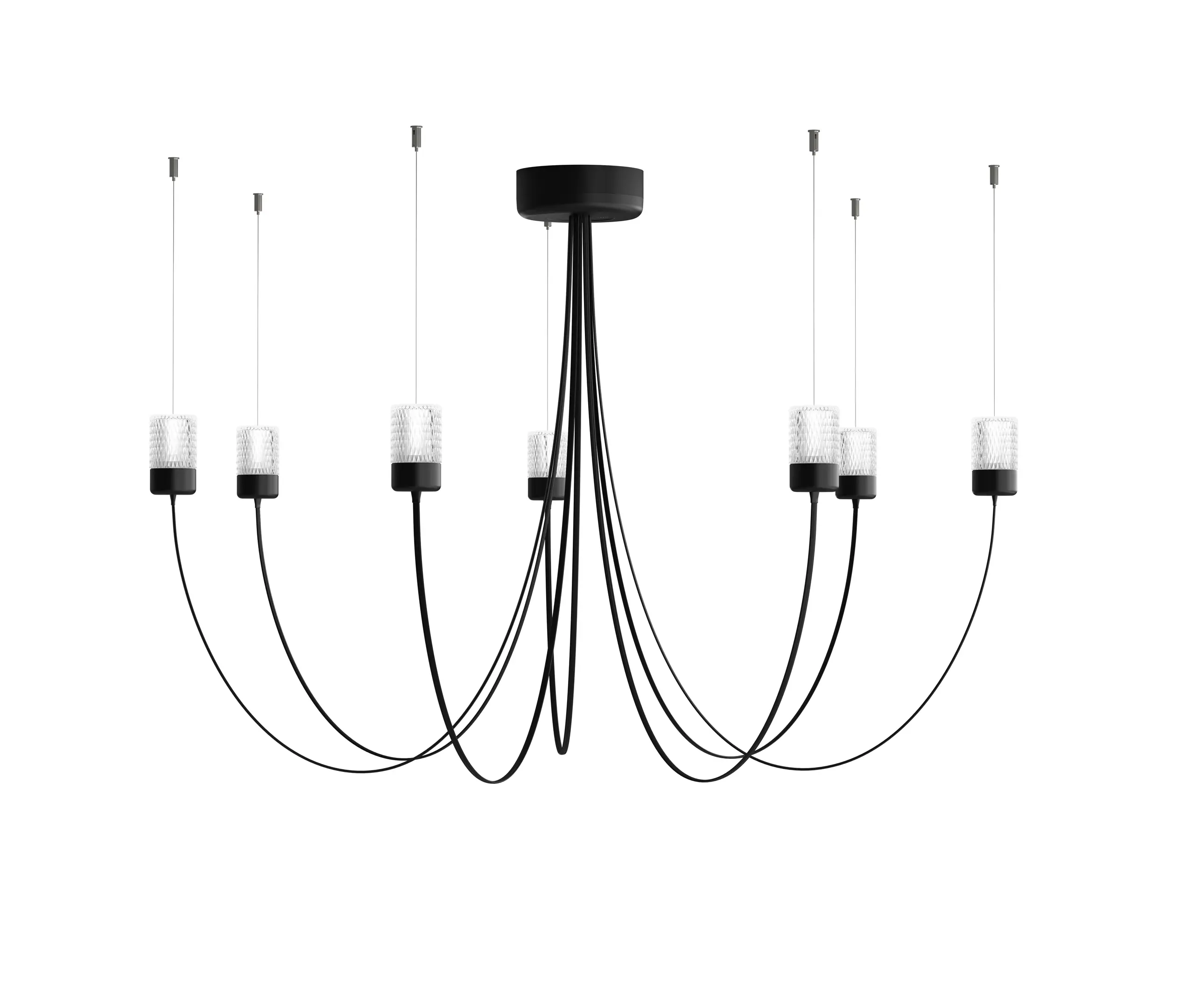 moooi - Gravity Chandelier - 7, Black