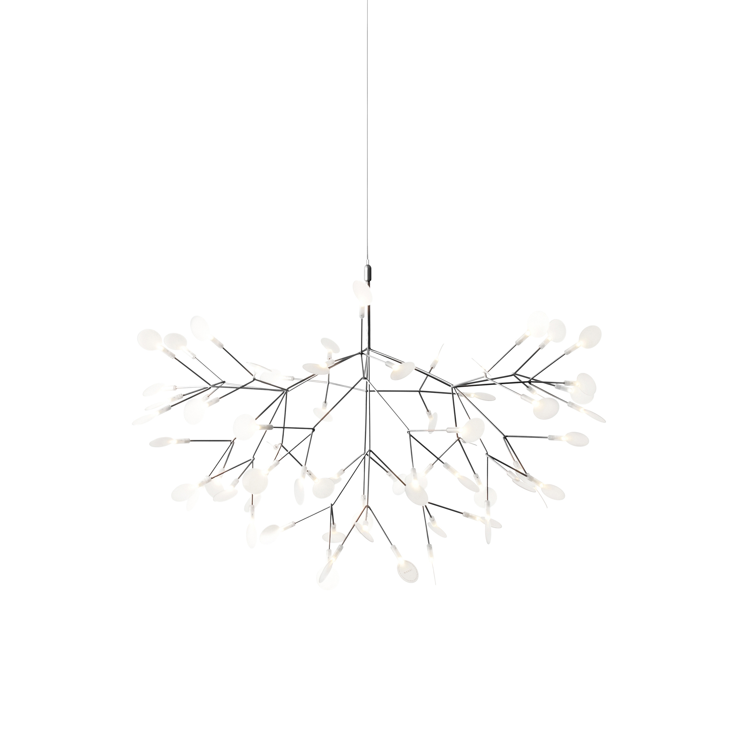 Heracleum III Suspended, Large, Nickel