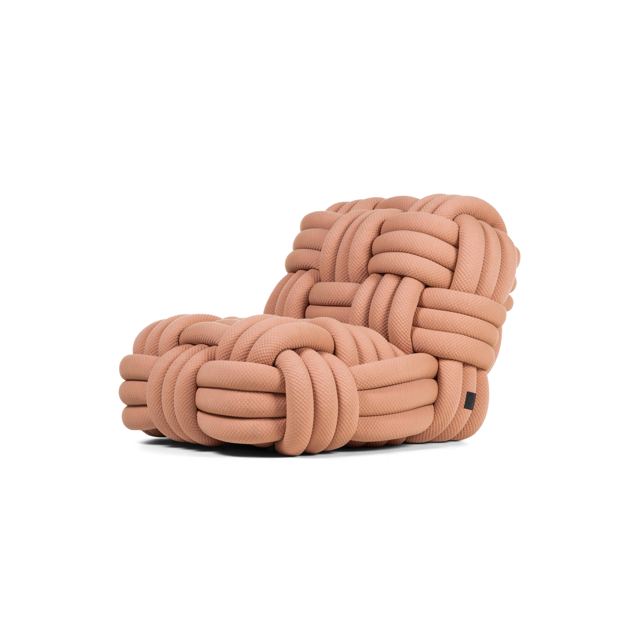 Display product Knitty Lounge Chair, Pearl Taupe from manufacturer moooi