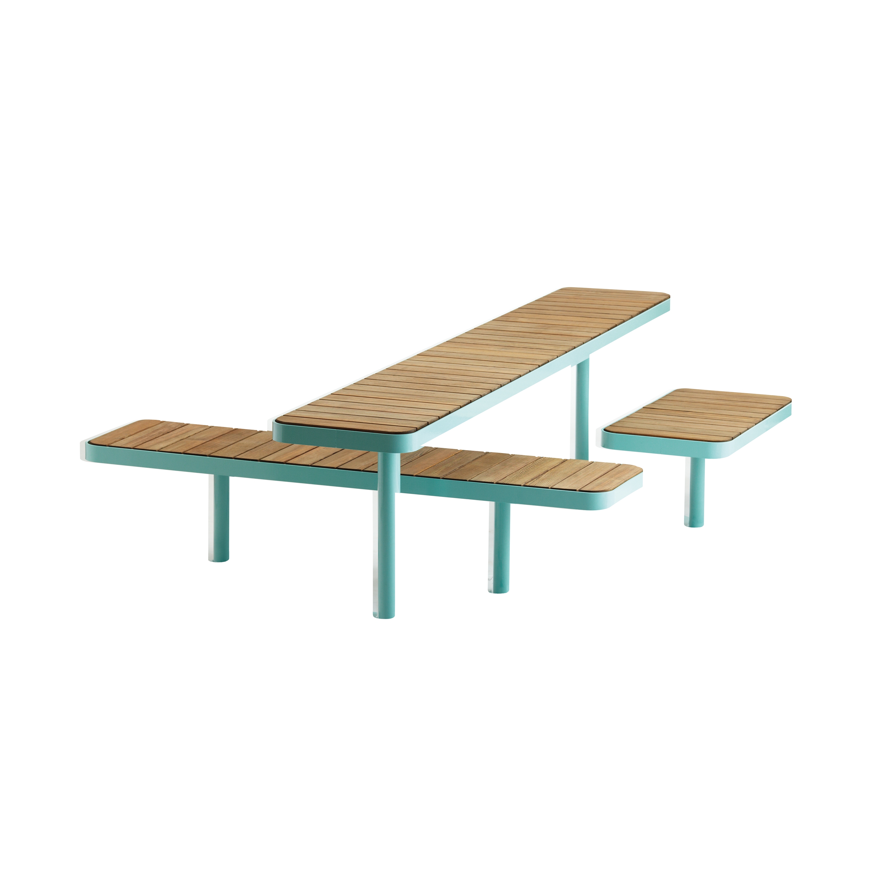 Display product Forum bench & table from manufacturer Vestre