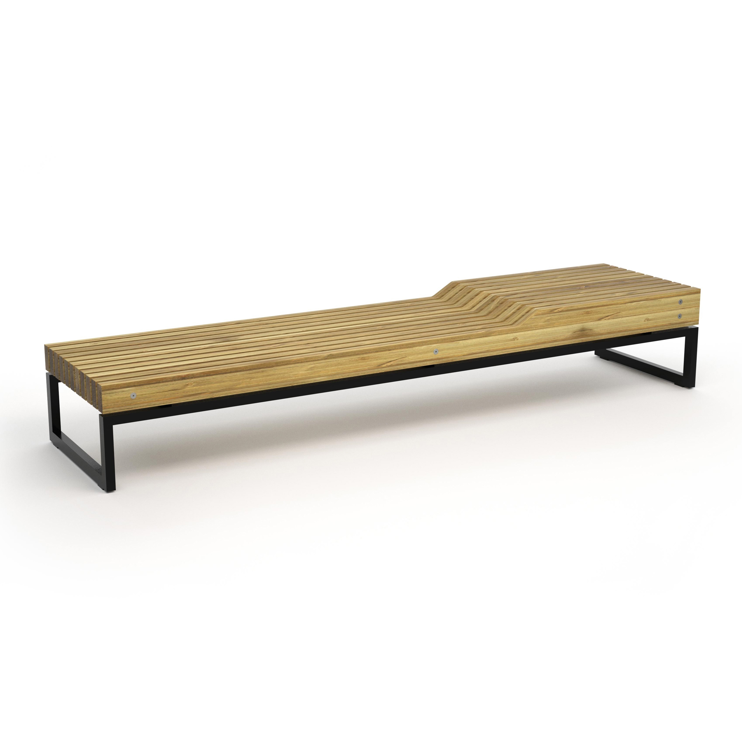 Display product Porto bench from manufacturer Vestre