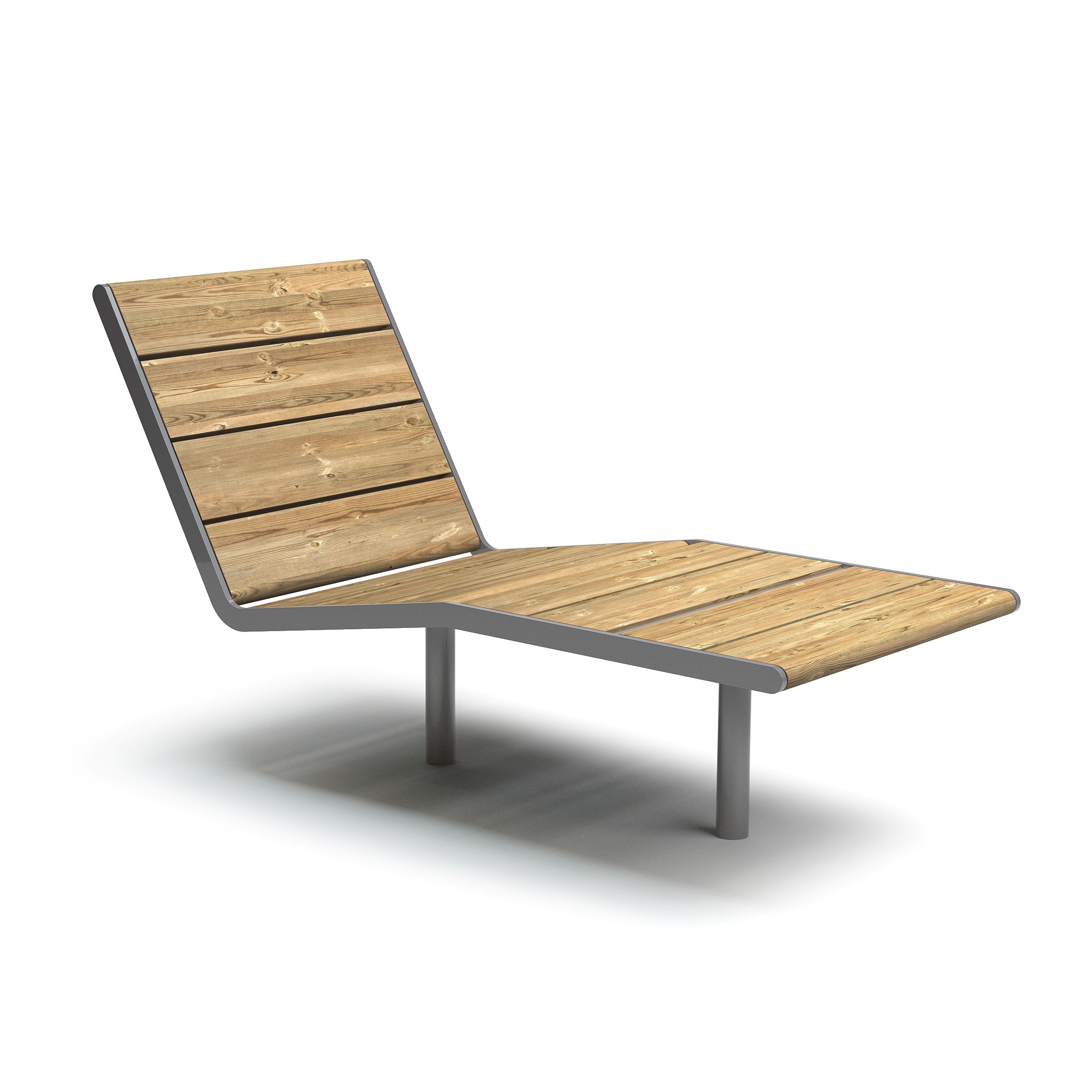 Display product April sunbench from manufacturer Vestre