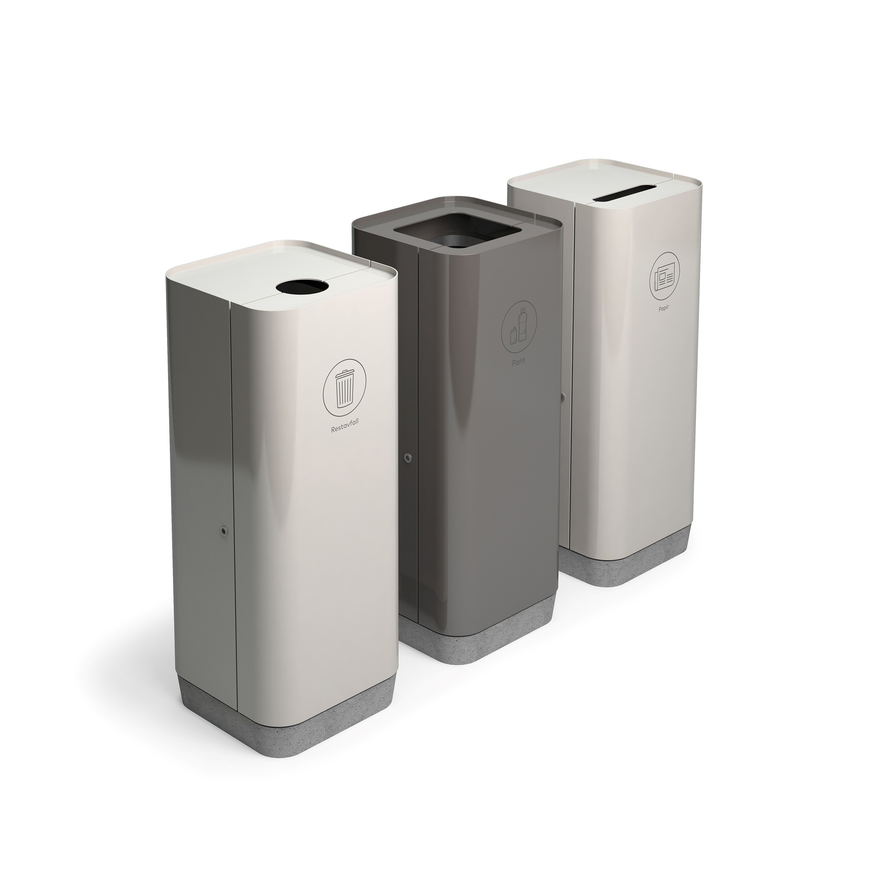 Display product Forum litter bin from manufacturer Vestre