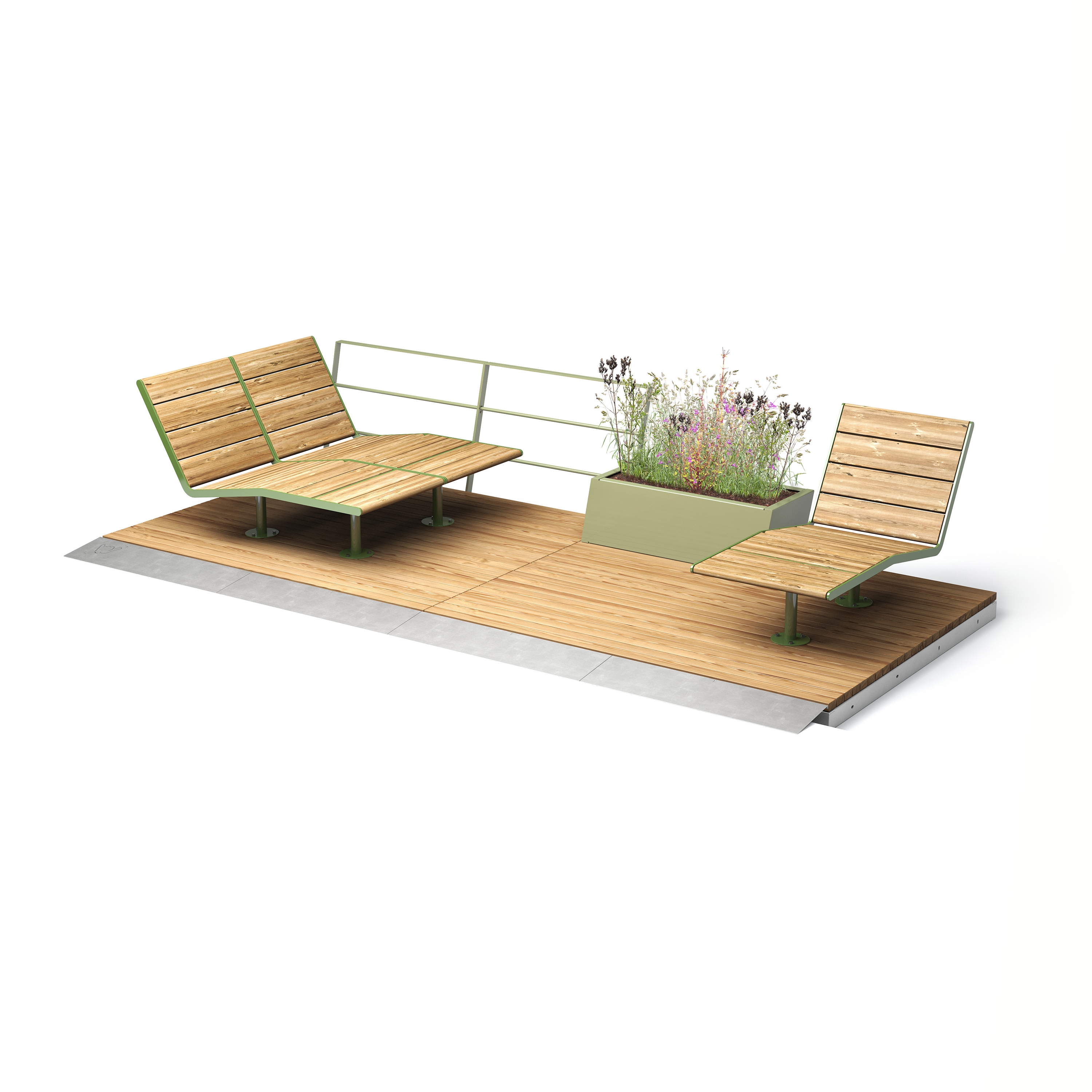 Display product Parklet 2.0 from manufacturer Vestre