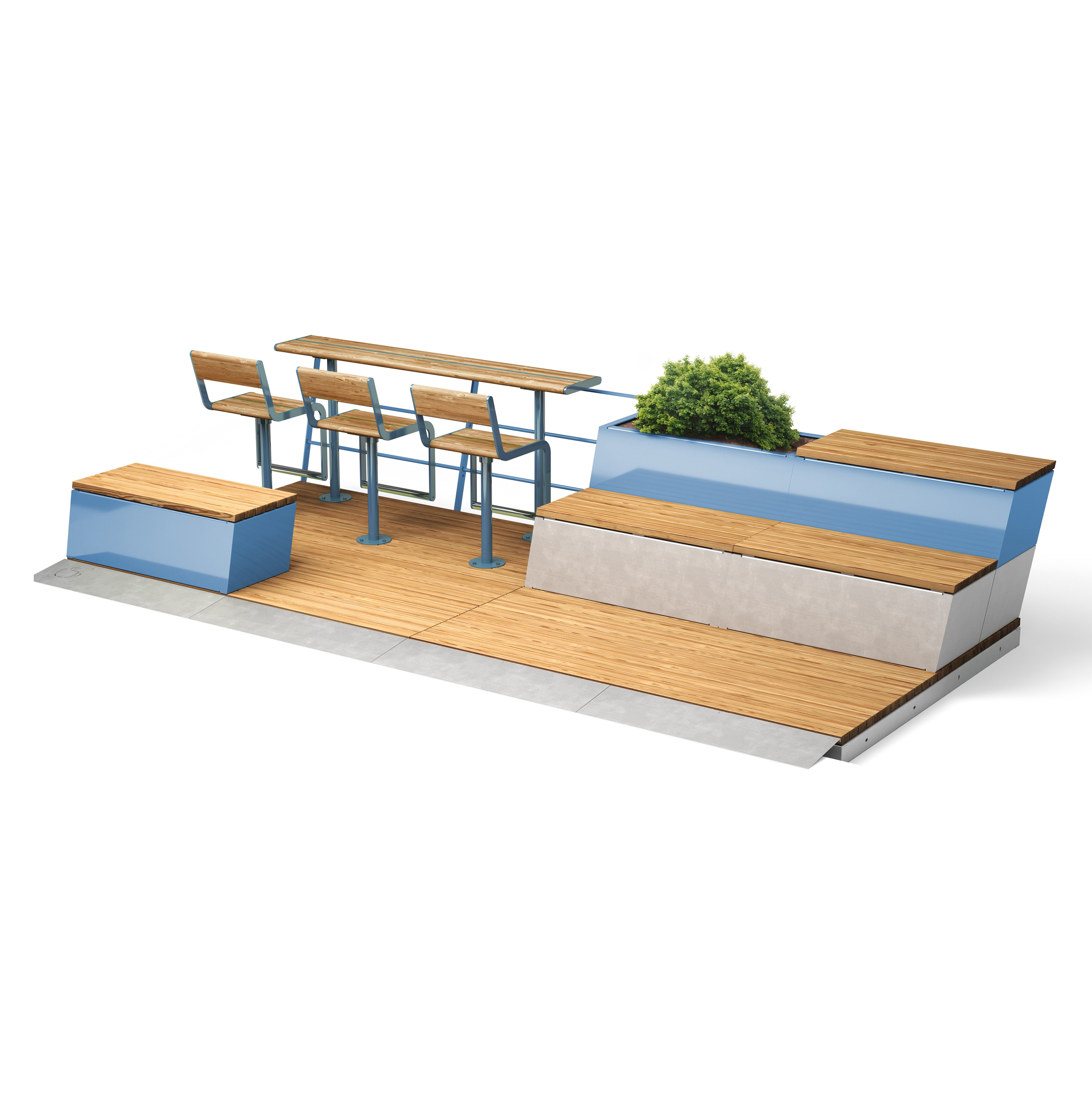 Display product Parklet 2.0 from manufacturer Vestre