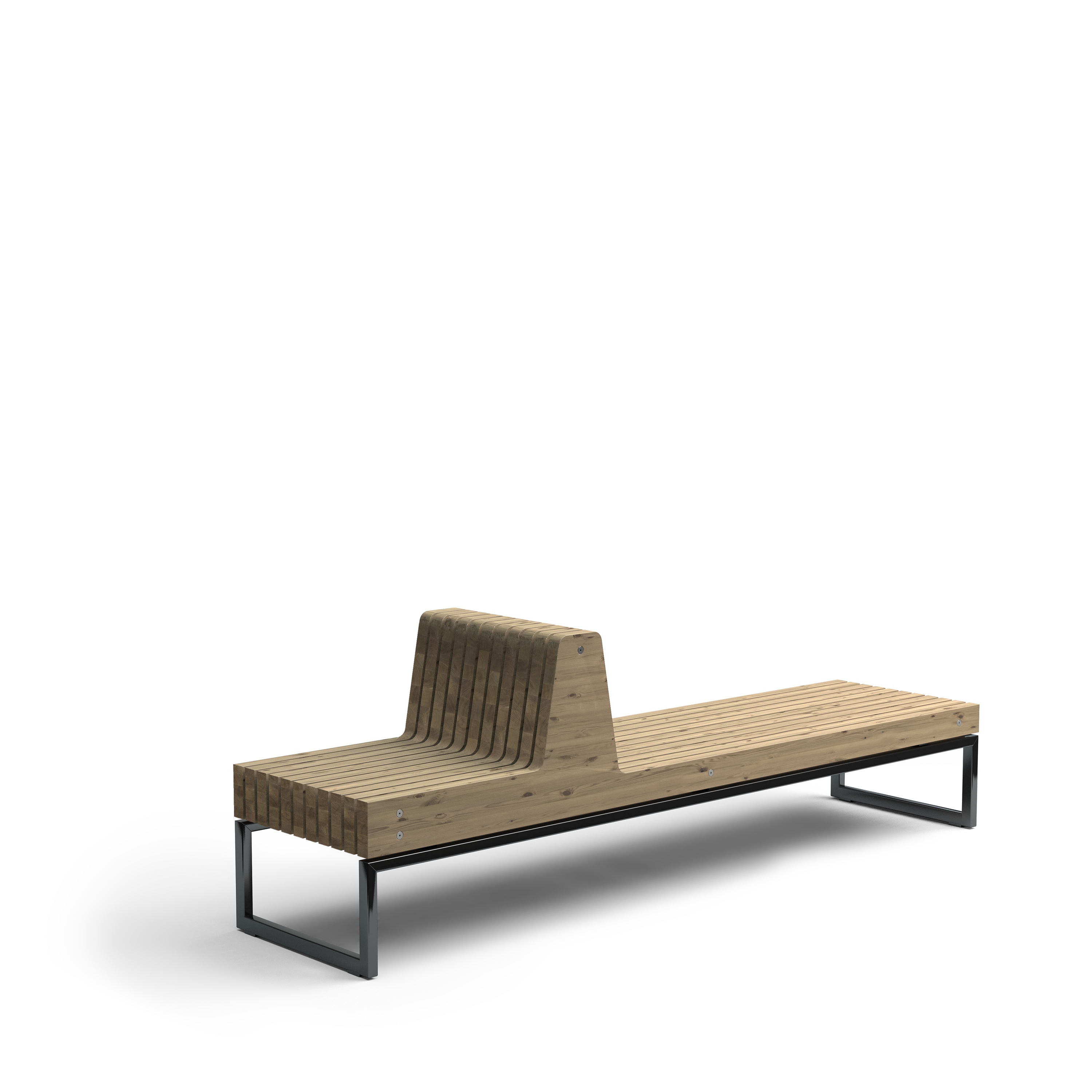 Display product Porto bench from manufacturer Vestre