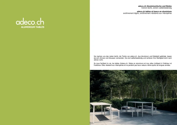 Immagine di anteprima del file Brochure Aluminium Tables 2017