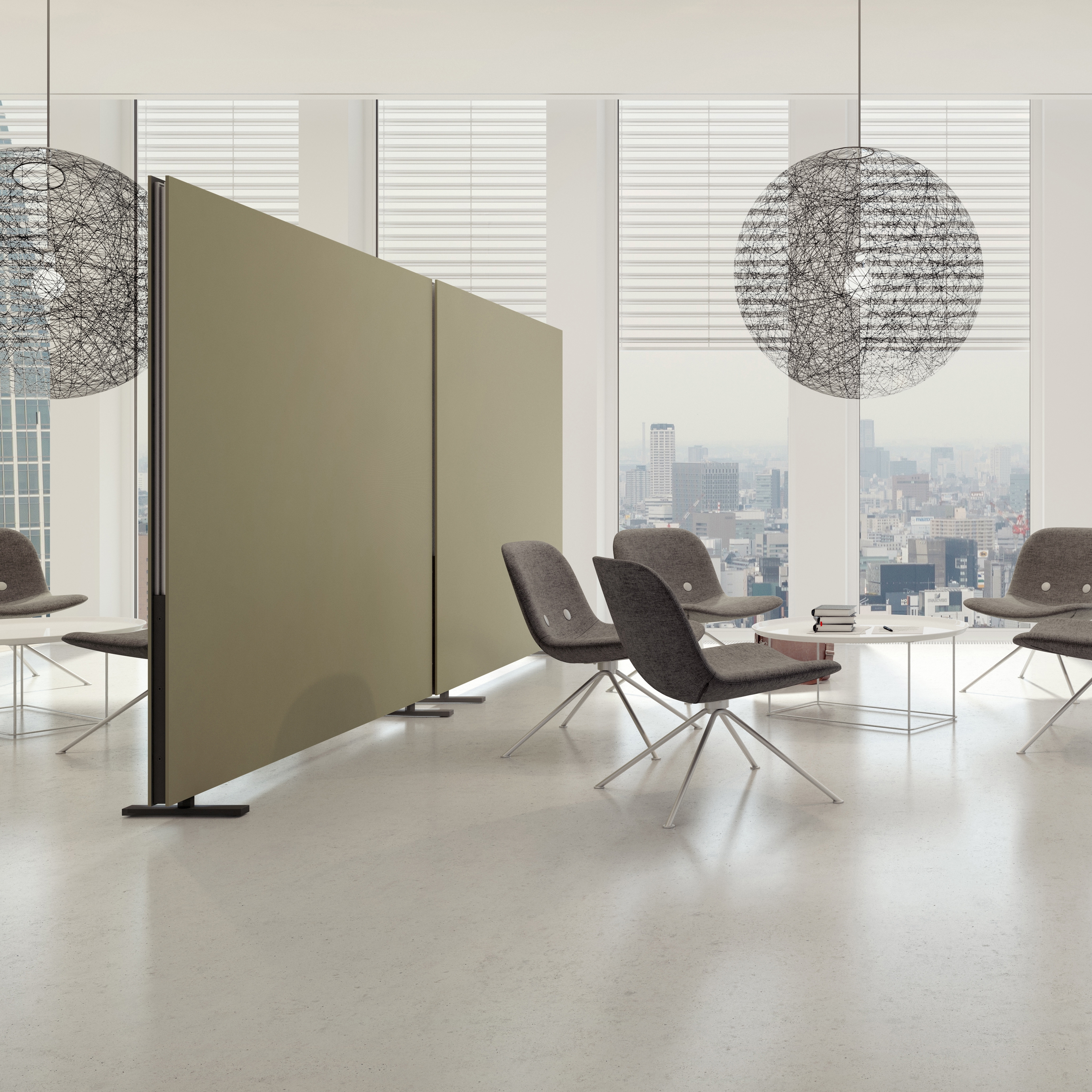 Mostrar el producto acoustic Partition Wall free standing del fabricante adeco