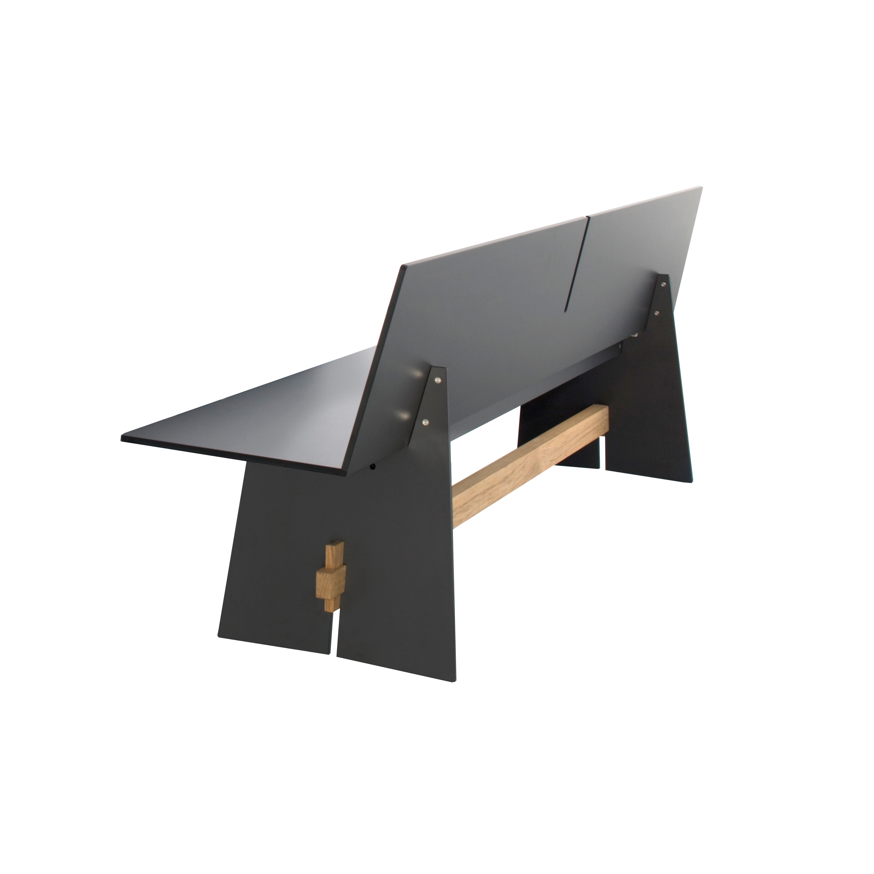 Tension bench with backrest