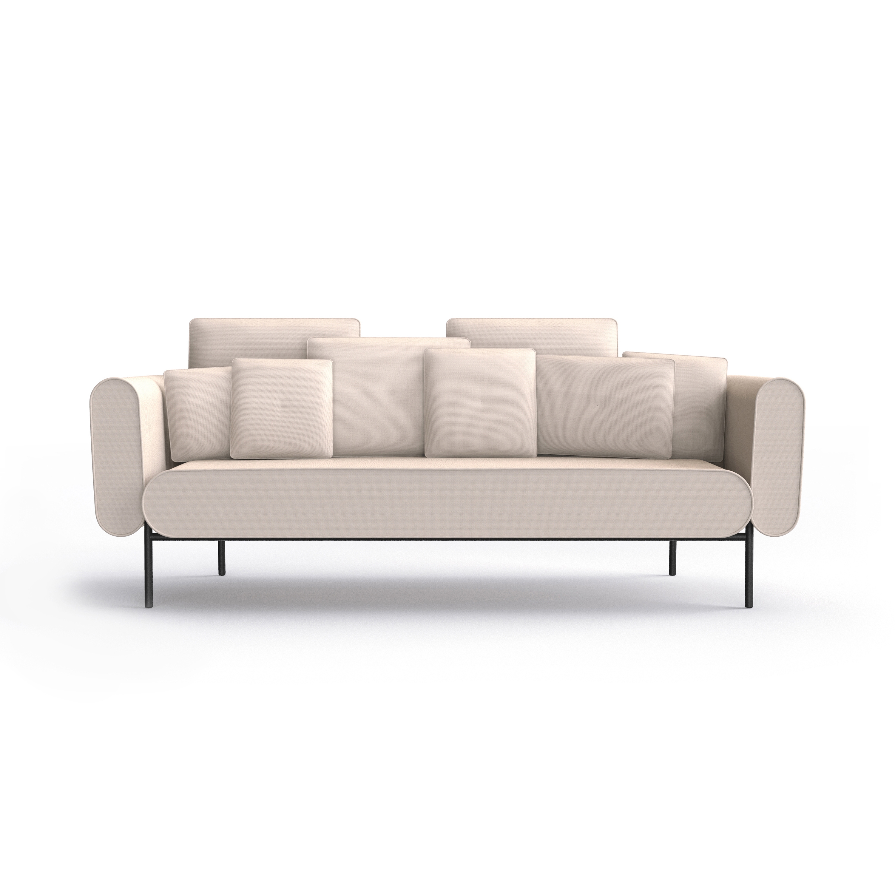 Kimono Sofa niedrig inkl. Kissen