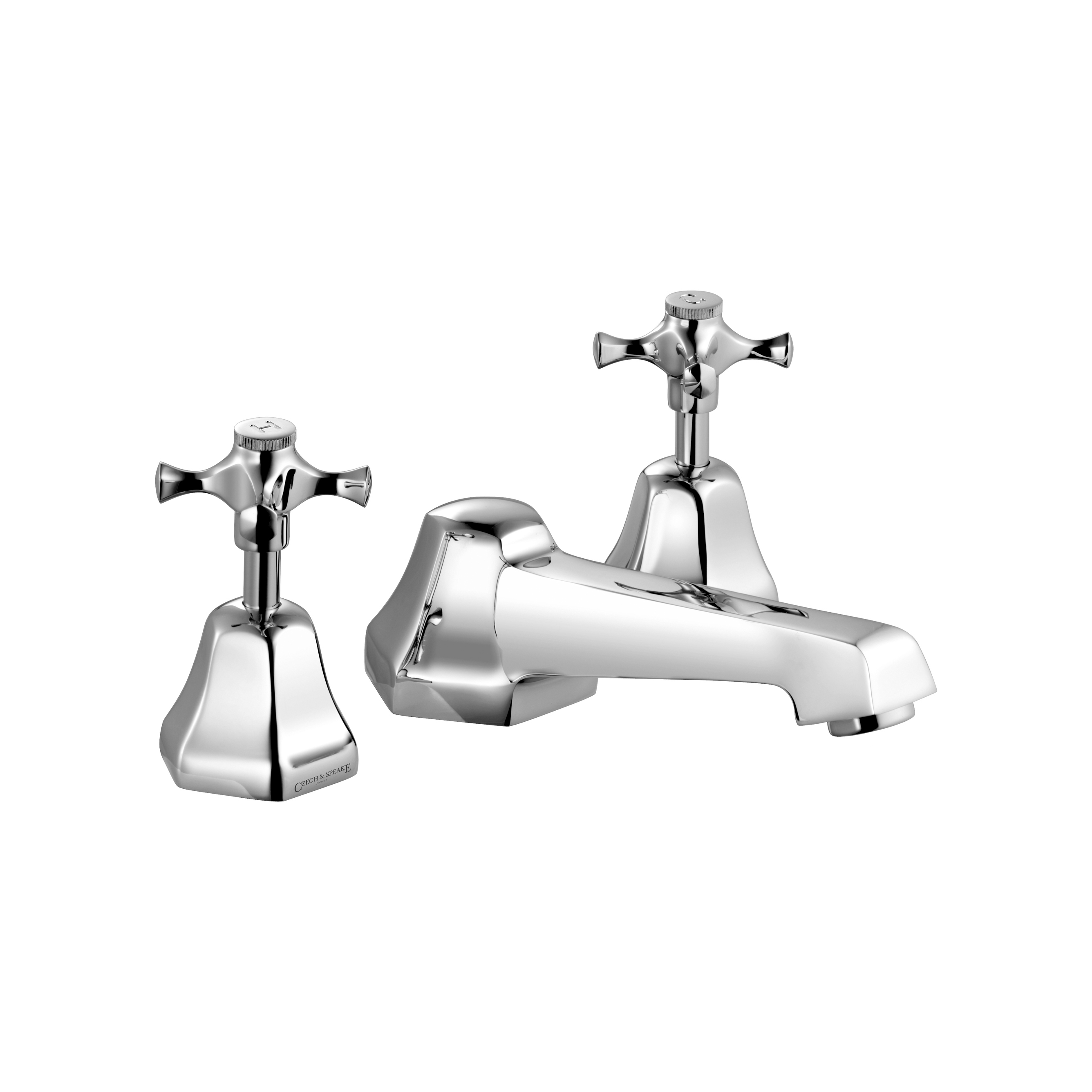 Afficher le produit Cubist Deck Mounted Bath Mixer du fabricant Czech & Speake