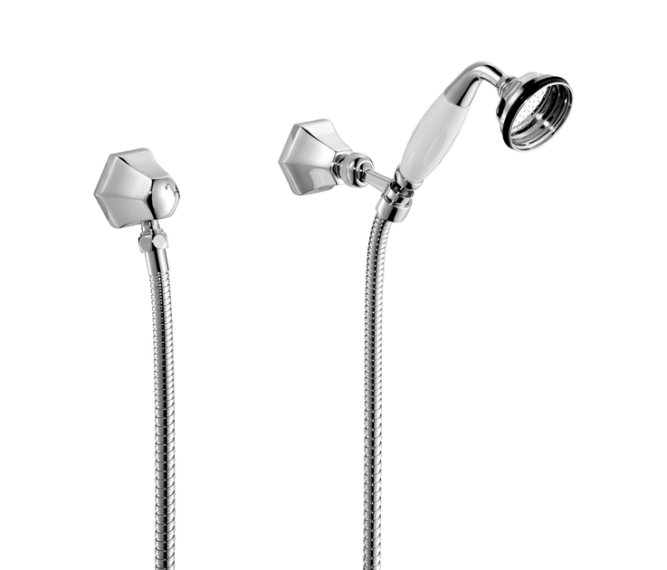 CUBIST HAND SHOWER SET WITH HANDSHOWER, HOSE & WALL PIN ...