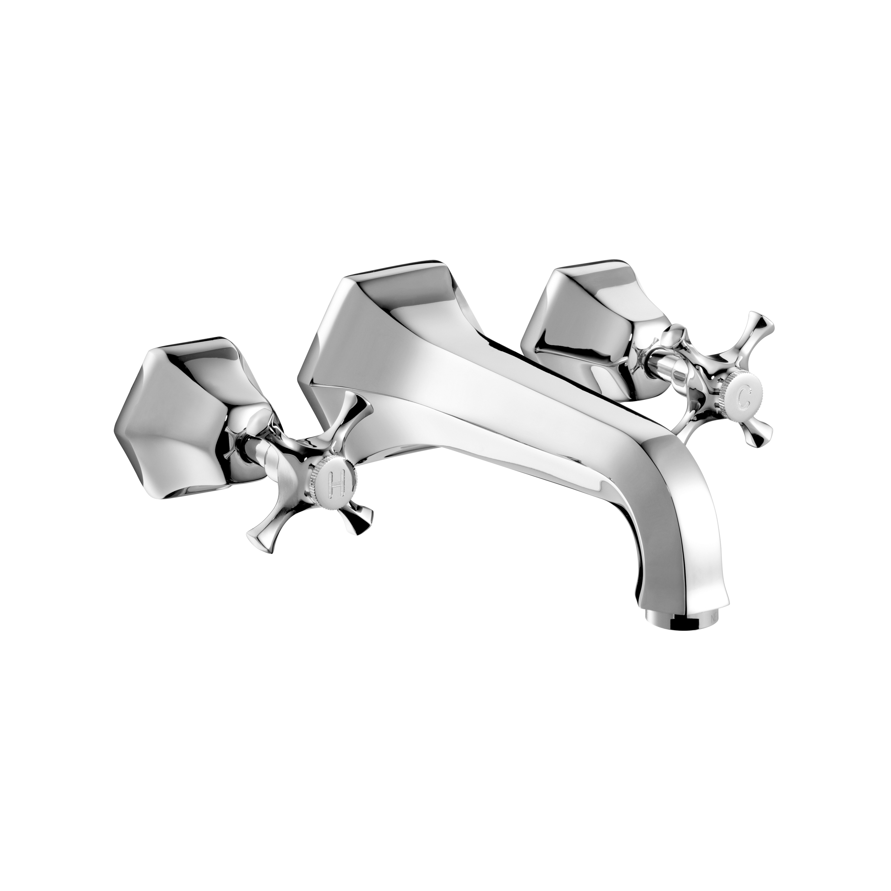 Afficher le produit Cubist Wall Mounted Basin Mixer du fabricant Czech & Speake