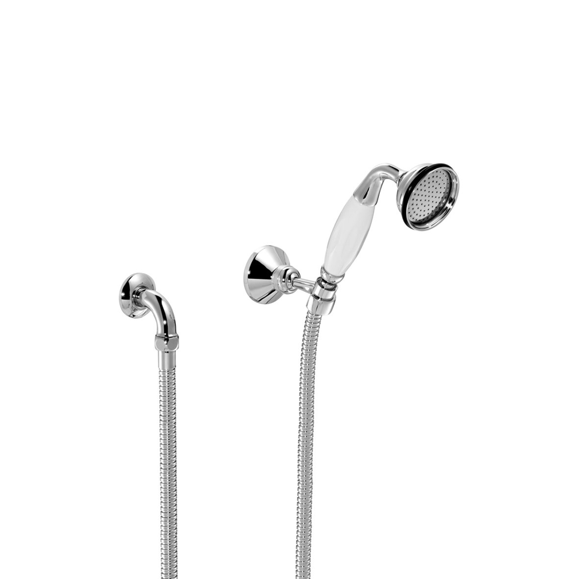 Display product Edwardian Hand Shower Set with Handshower, Hose & Wall Pin from manufacturer Czech & Speake