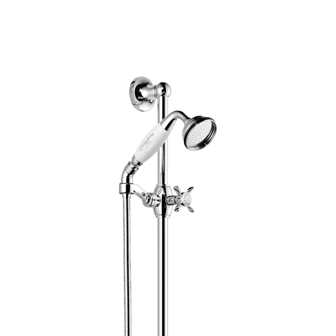 Afficher le produit Edwardian Sliding Rail with Hand Shower & Hose du fabricant Czech & Speake