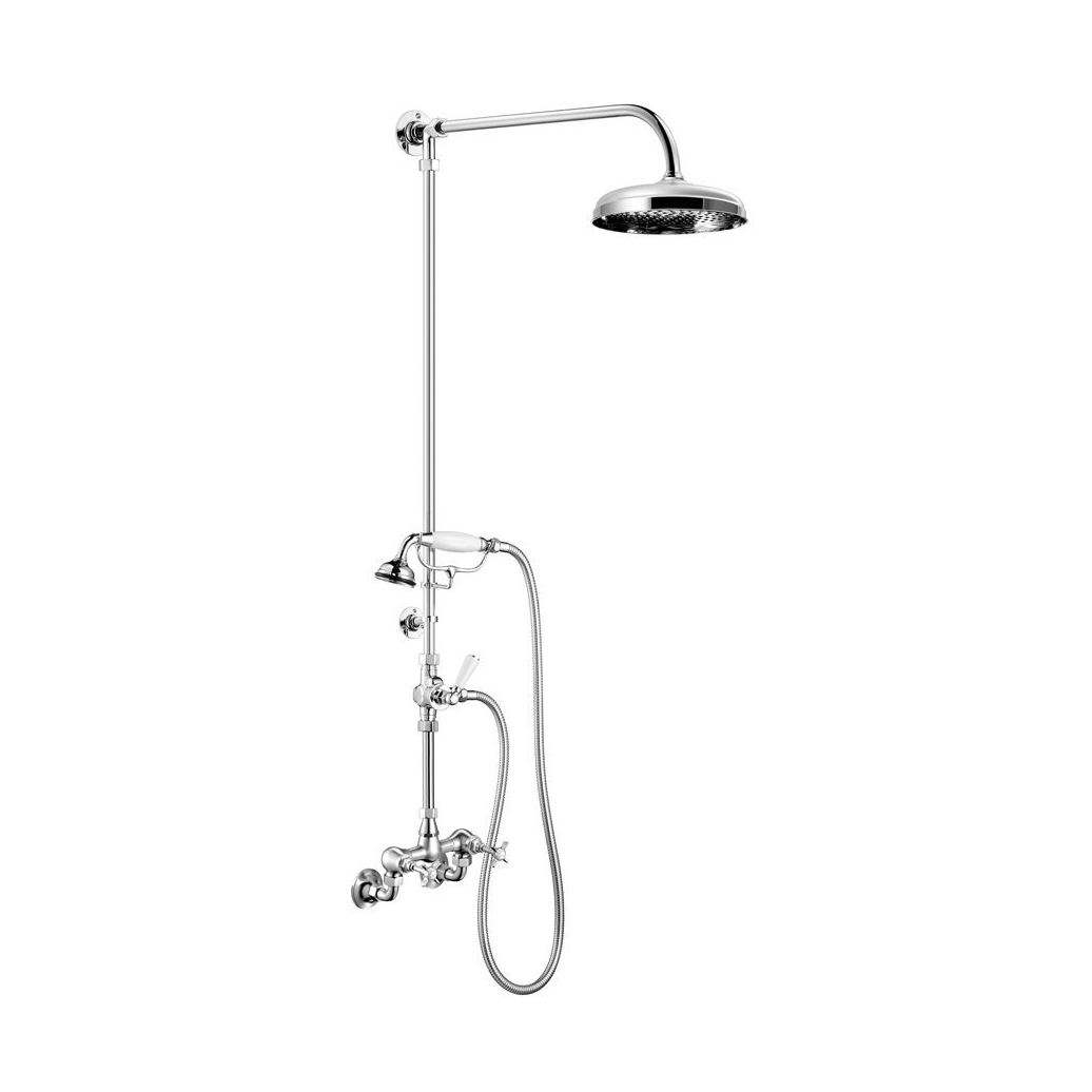 Afficher le produit Edwardian Wall Mounted Shower Mixer (Adjustable ½″ Unions) du fabricant Czech & Speake