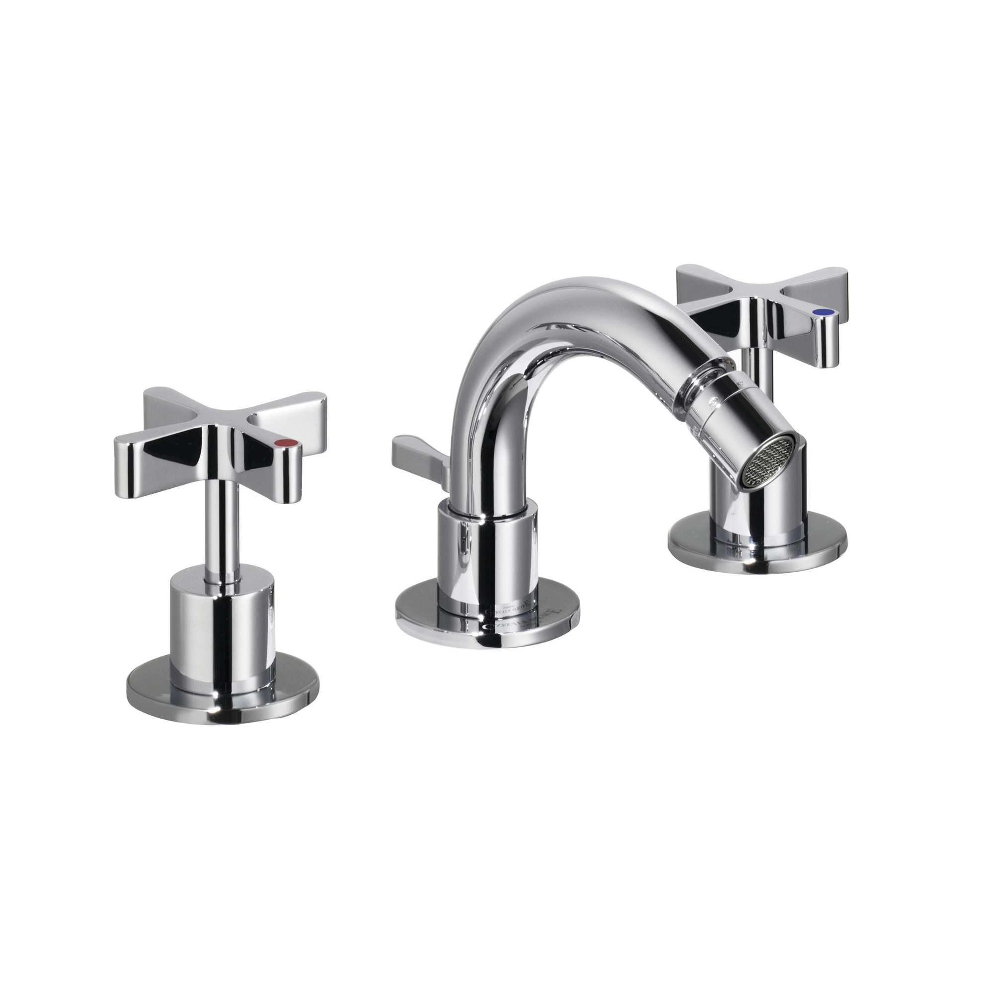 Mostrar el producto DCA Deck Mounted Three-Hole Bidet Mixer del fabricante Czech & Speake