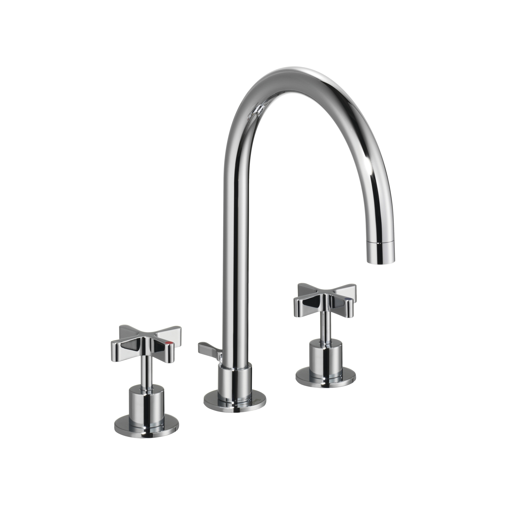 Mostra il prodotto DCA Three-Hole Basin Mixer with Pop-Up Waste 210mm del produttore Czech & Speake