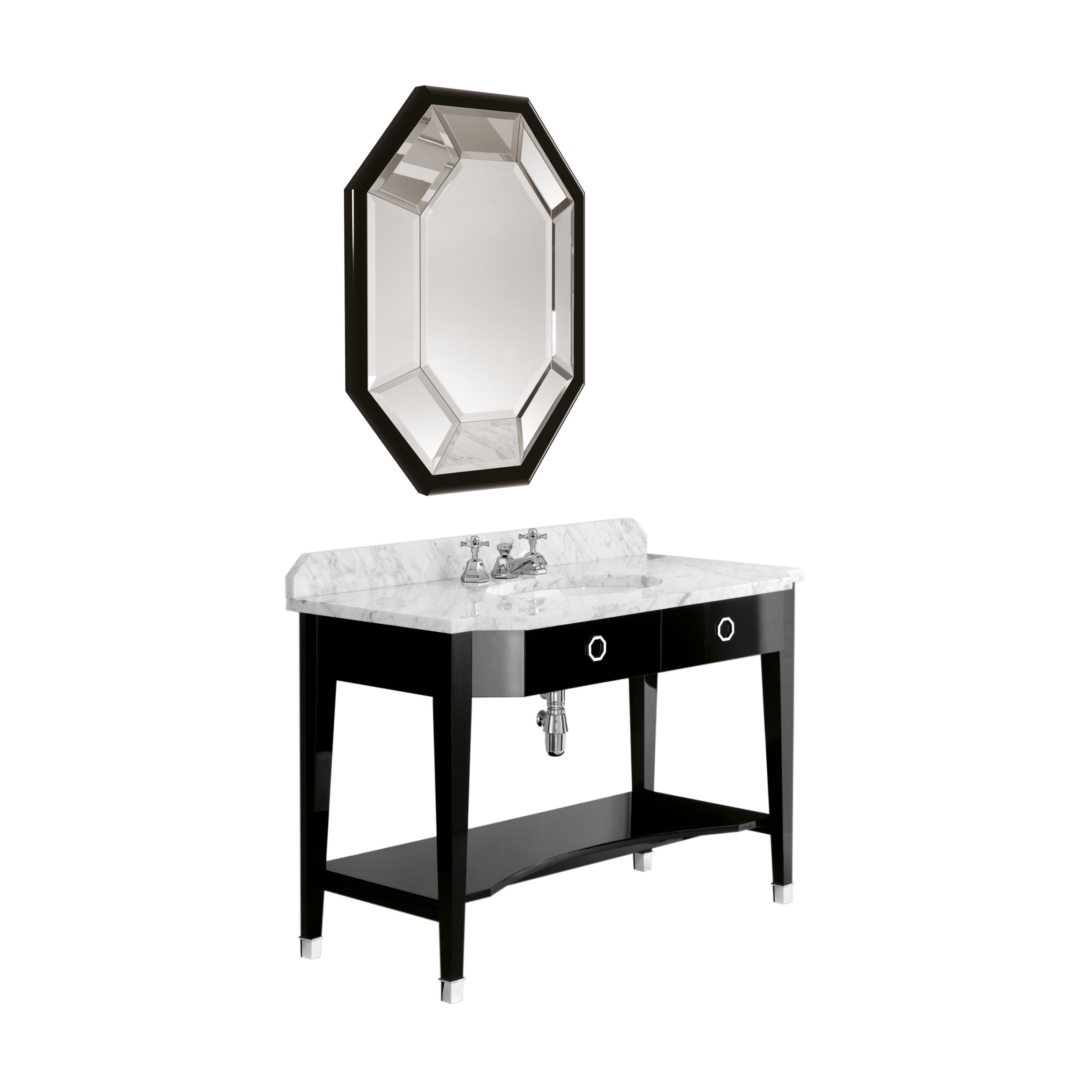 Display product Cubist Vanity Console Table with Mirror from manufacturer Czech & Speake
