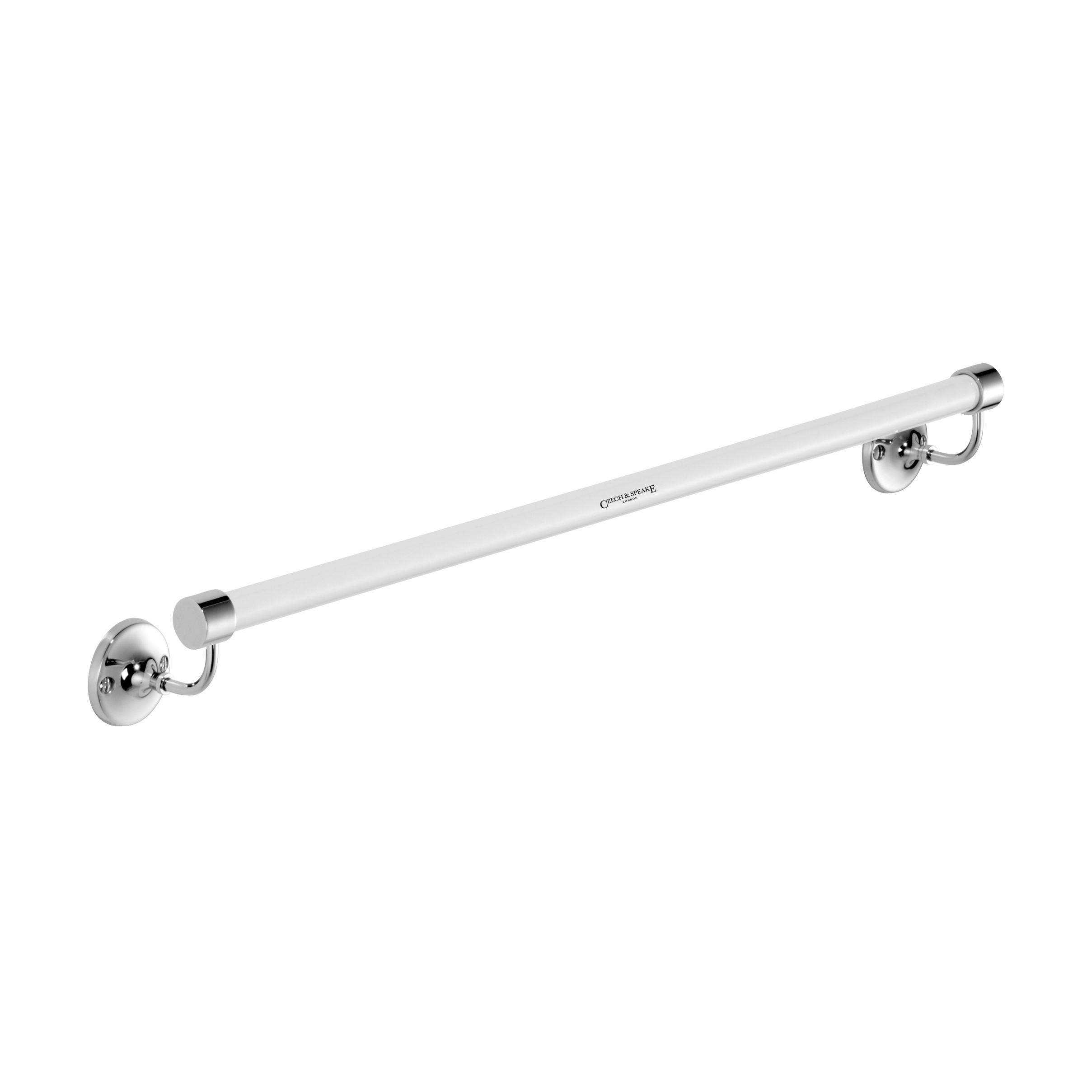 Display product Edwardian Single Towel Rail 30" | 750mm from manufacturer Czech & Speake