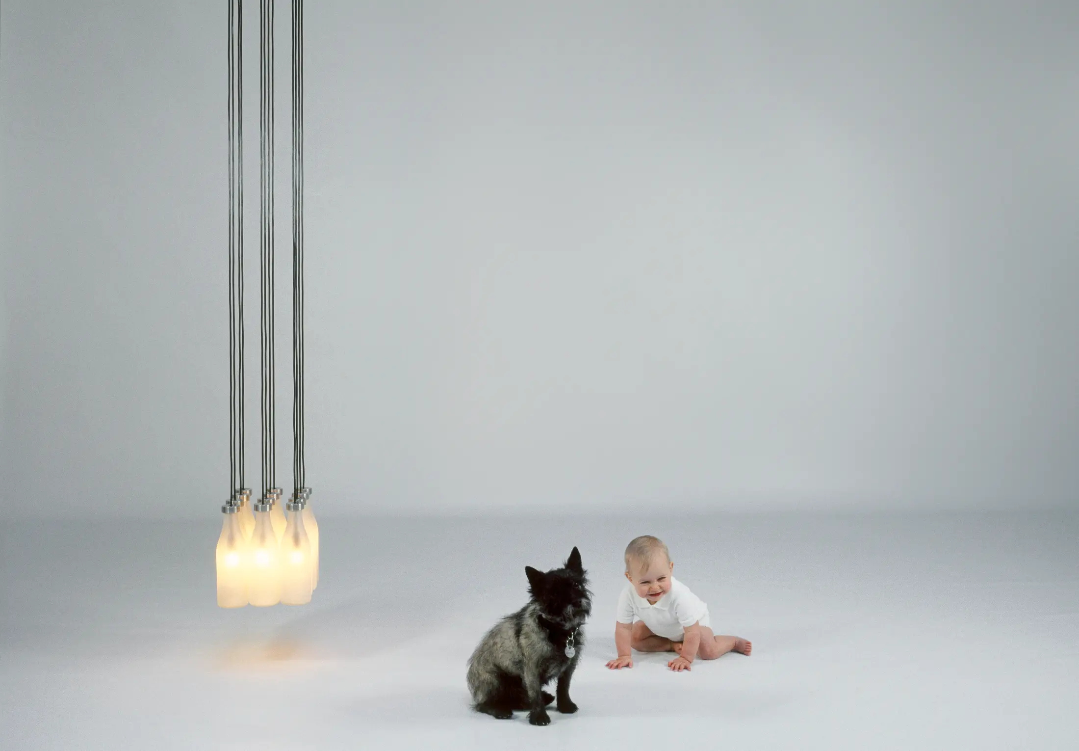 Droog - Milk bottle lamp single