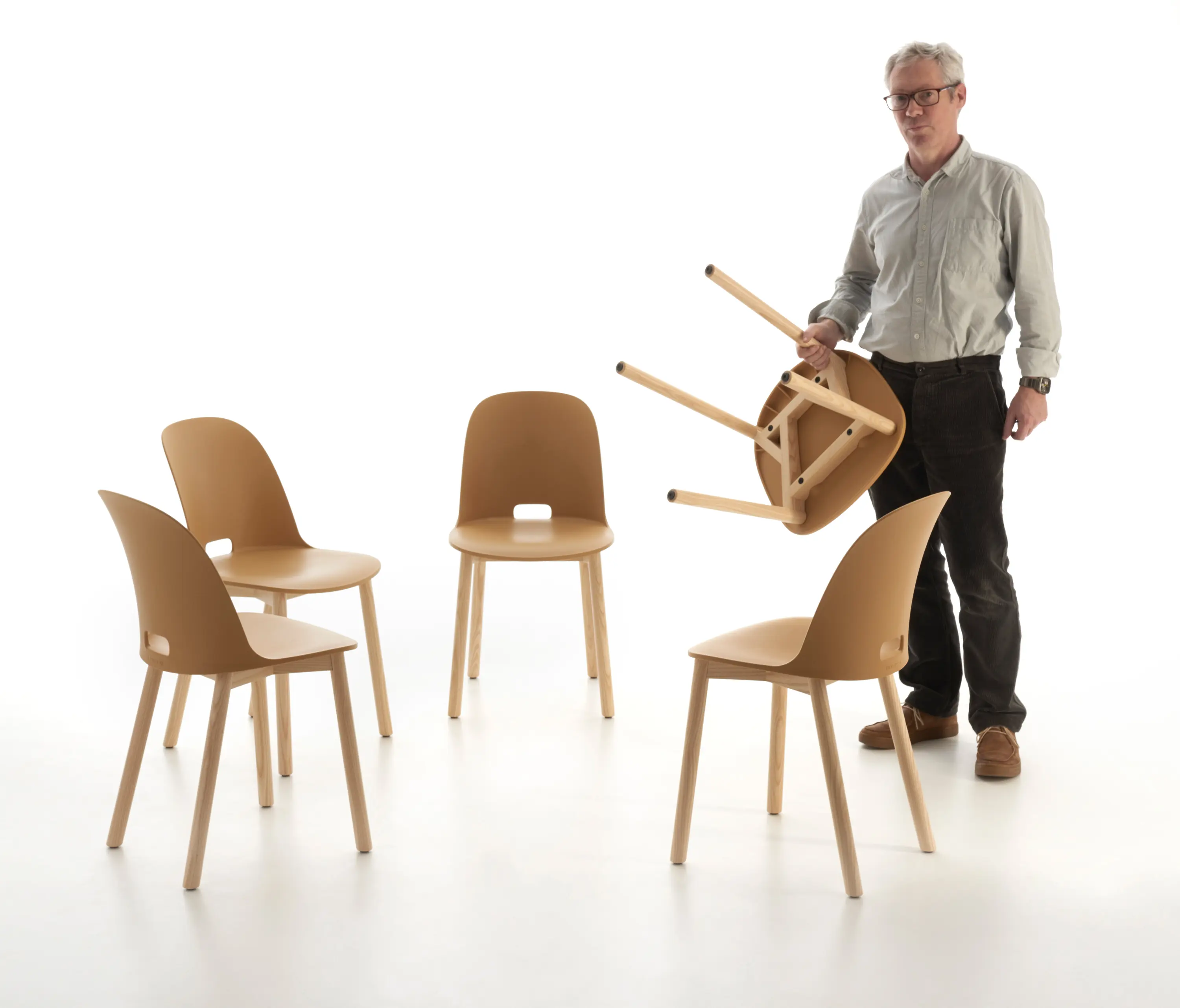 emeco - Alfi Bench high back