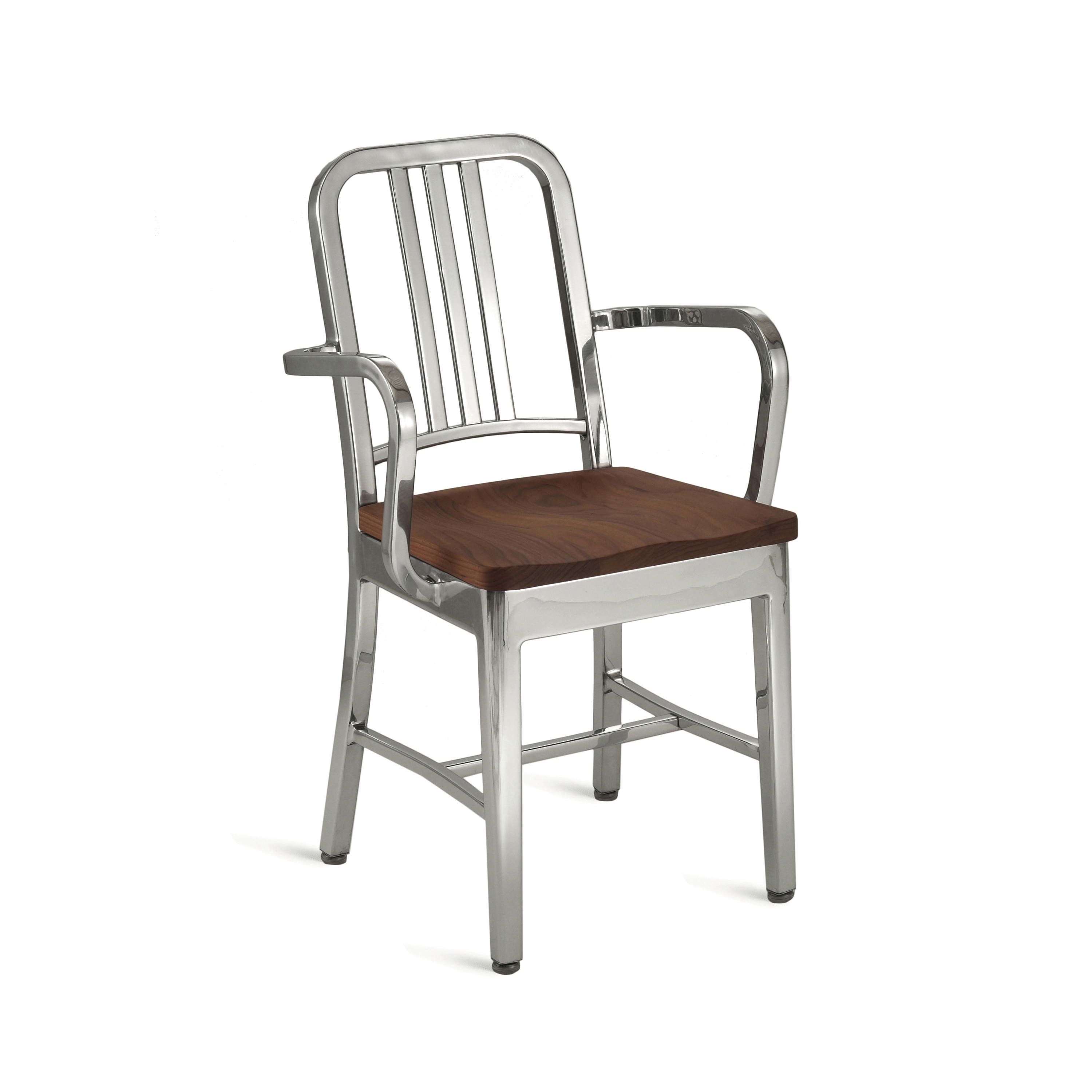 Mostrar el producto Navy® Armchair with natural wood seat del fabricante emeco