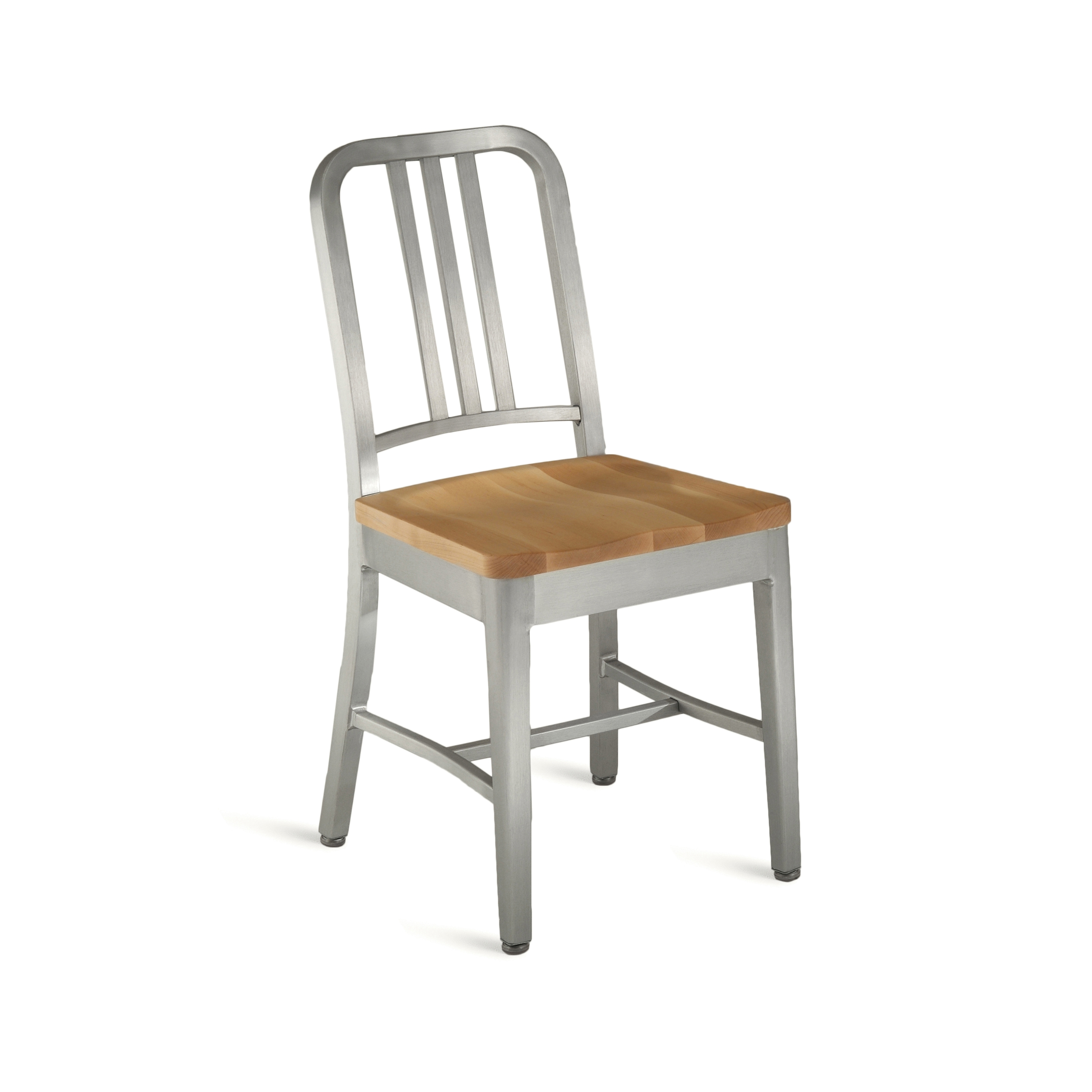 Mostrar el producto Navy® Chair with natural wood seat del fabricante emeco