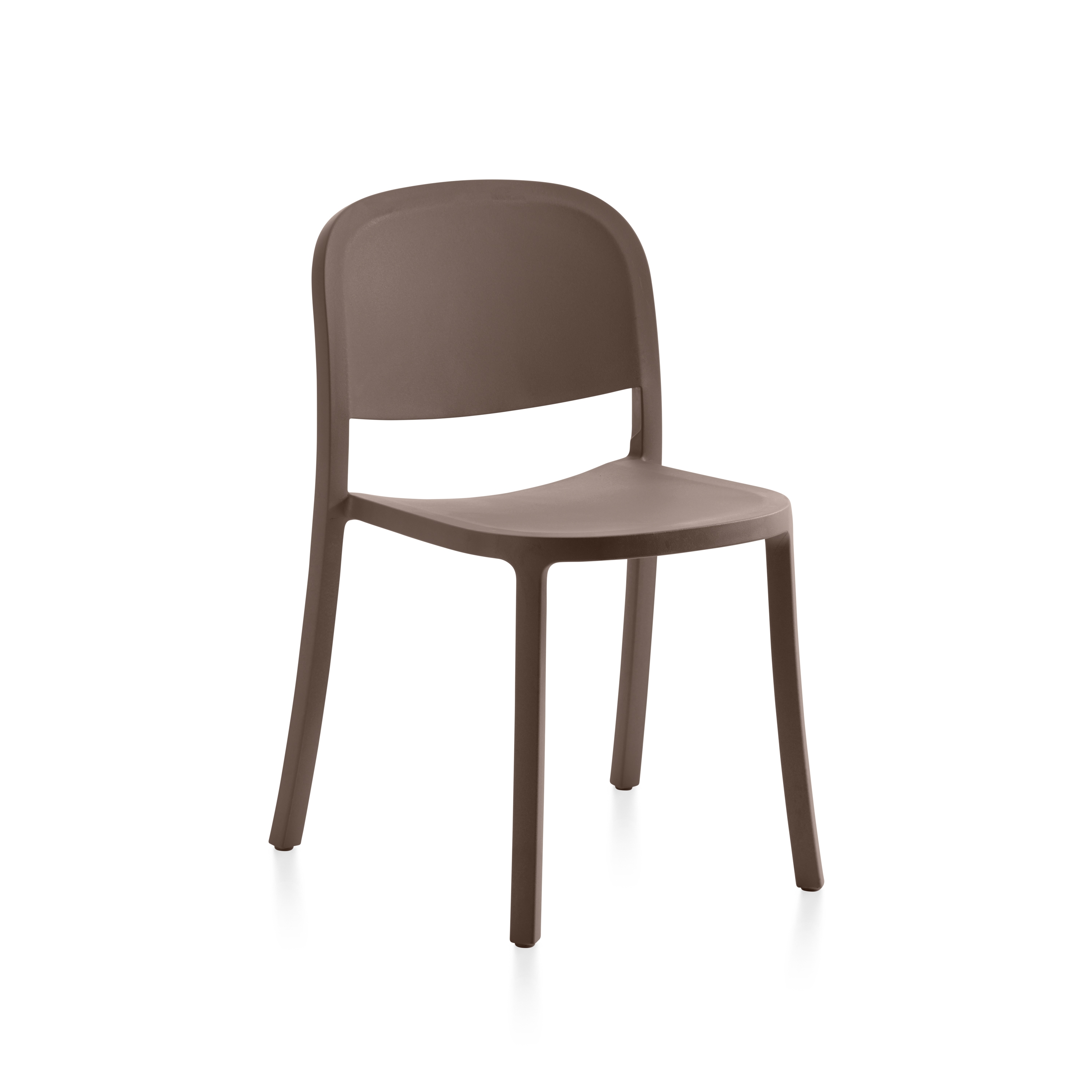1 Inch Reclaimed Stacking Chair Brown