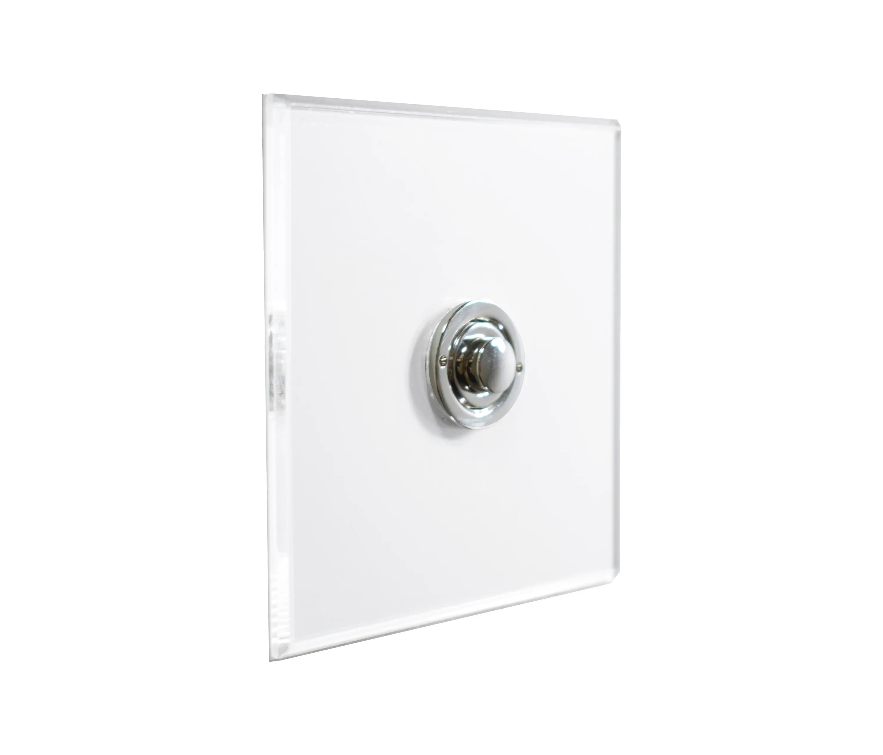 Forbes & Lomax - Invisible Lightswitch® with Nickel Silver button dimmer