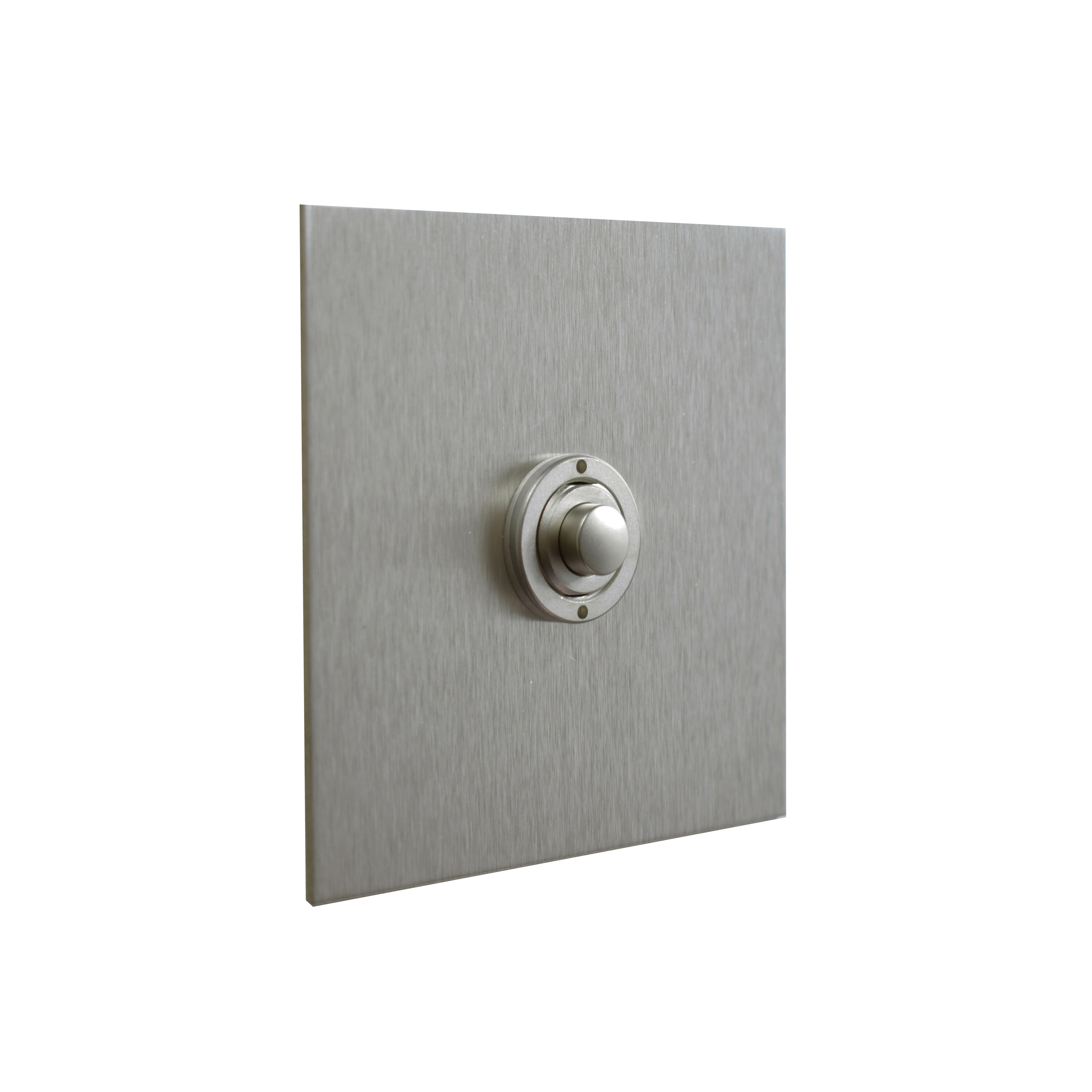 Display product Stainless Steel button dimmer from manufacturer Forbes & Lomax