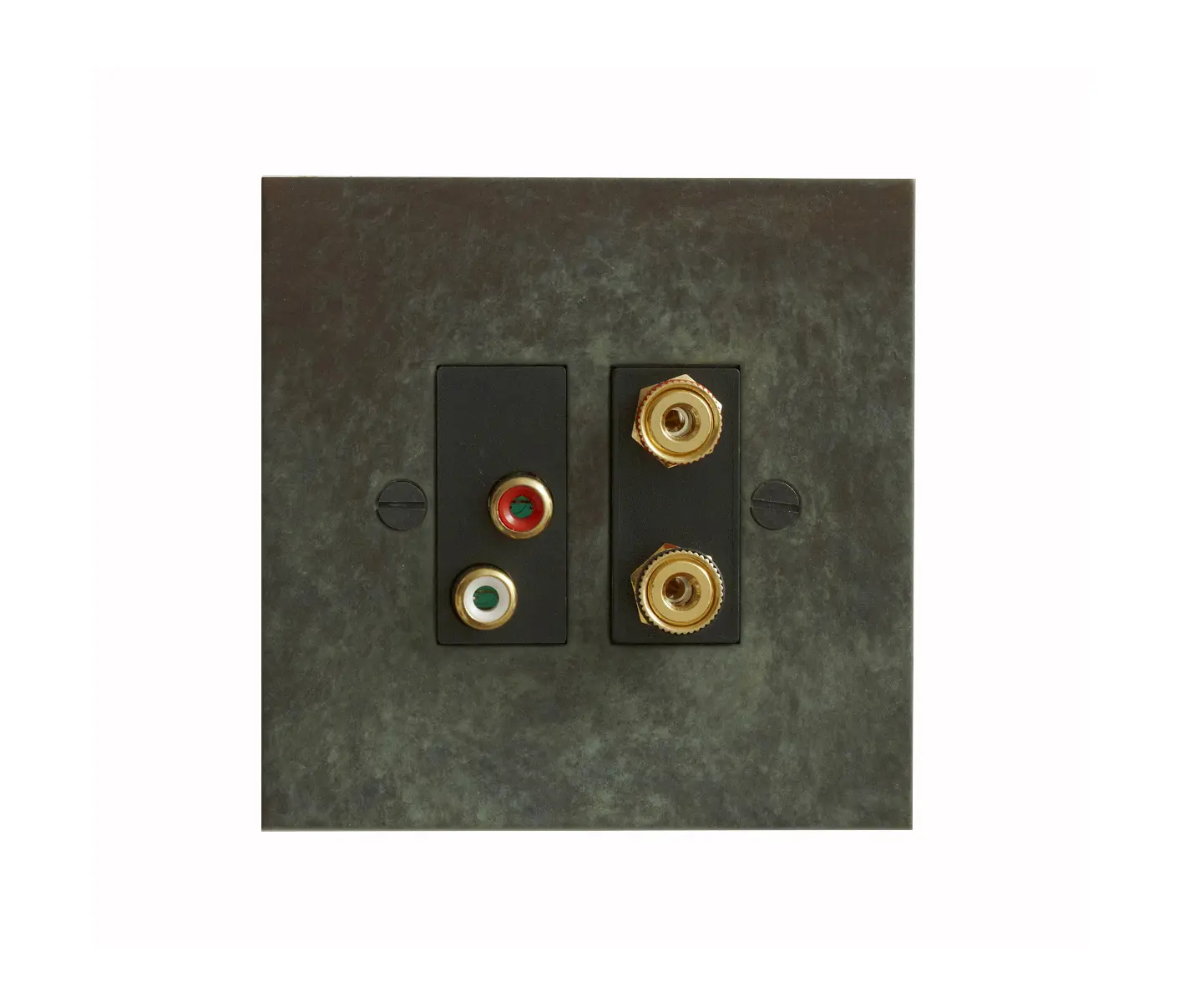 Forbes & Lomax - Verdigris speaker and phono socket