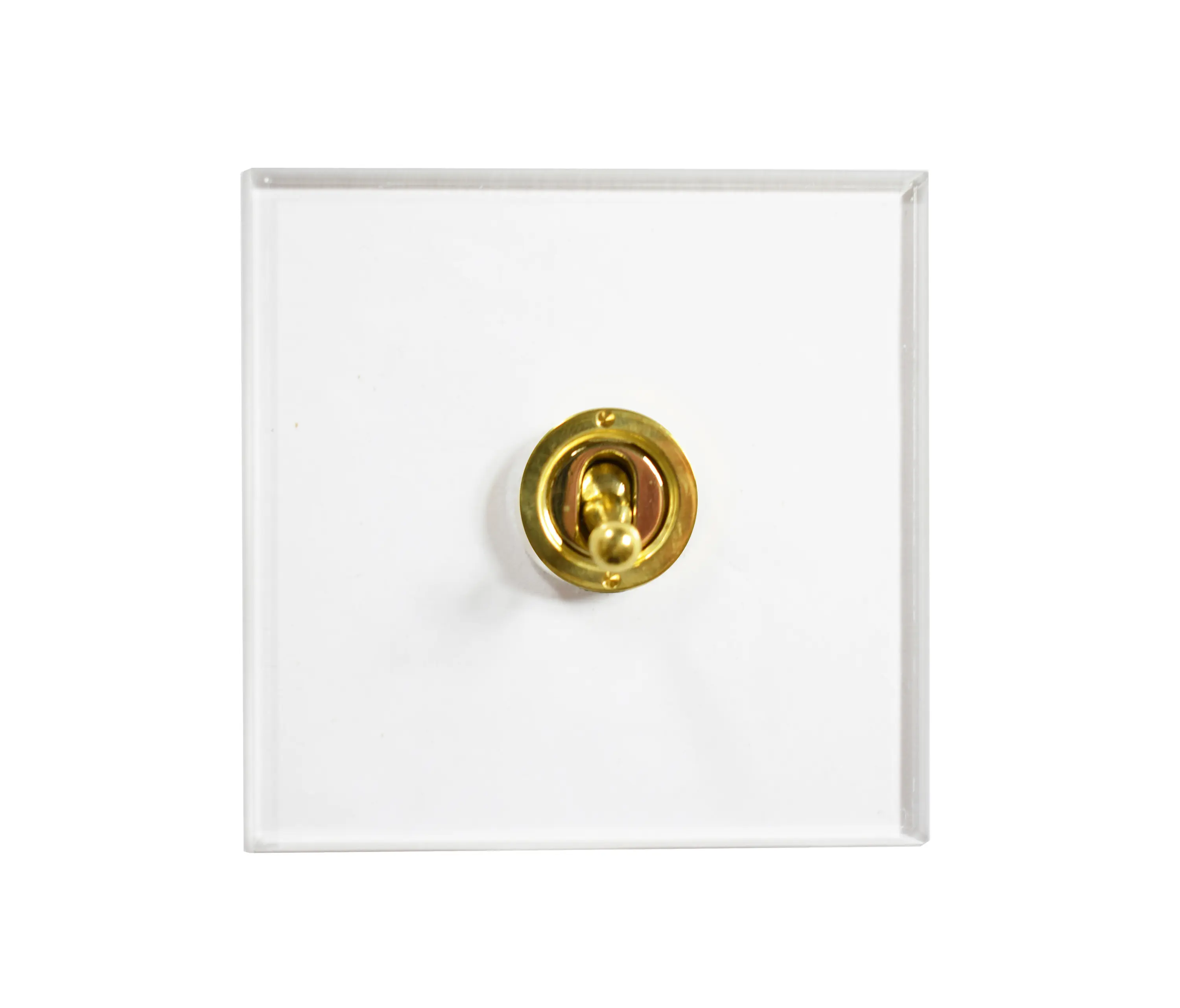 Forbes & Lomax - Invisible Lightswitch® with Unlacquered Brass dolly
