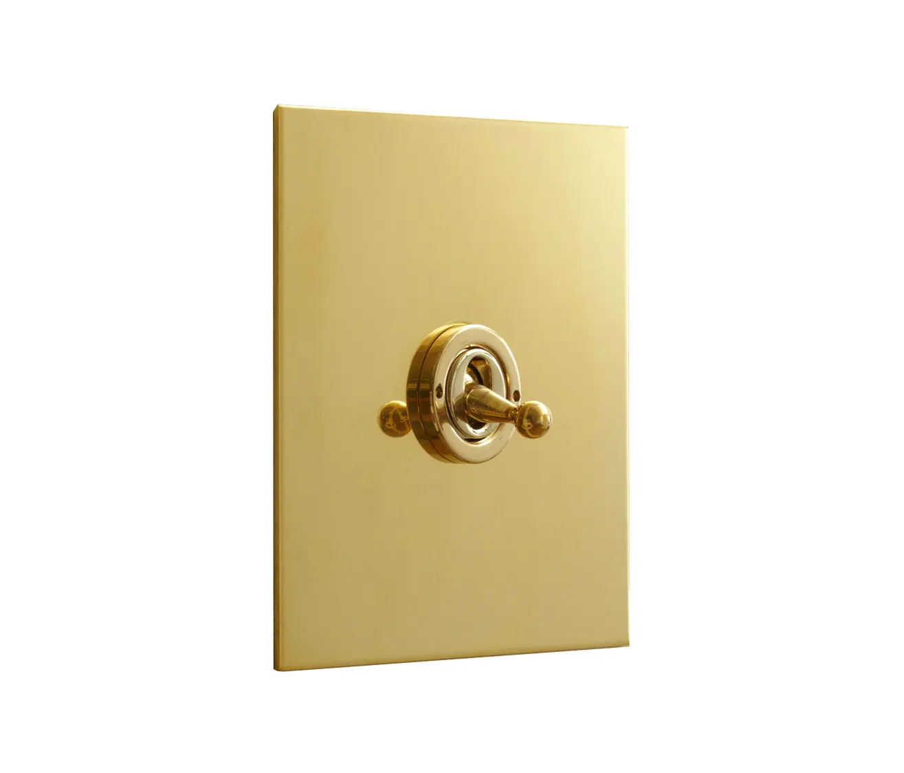 Forbes & Lomax - Unlacquered brass dolly switch
