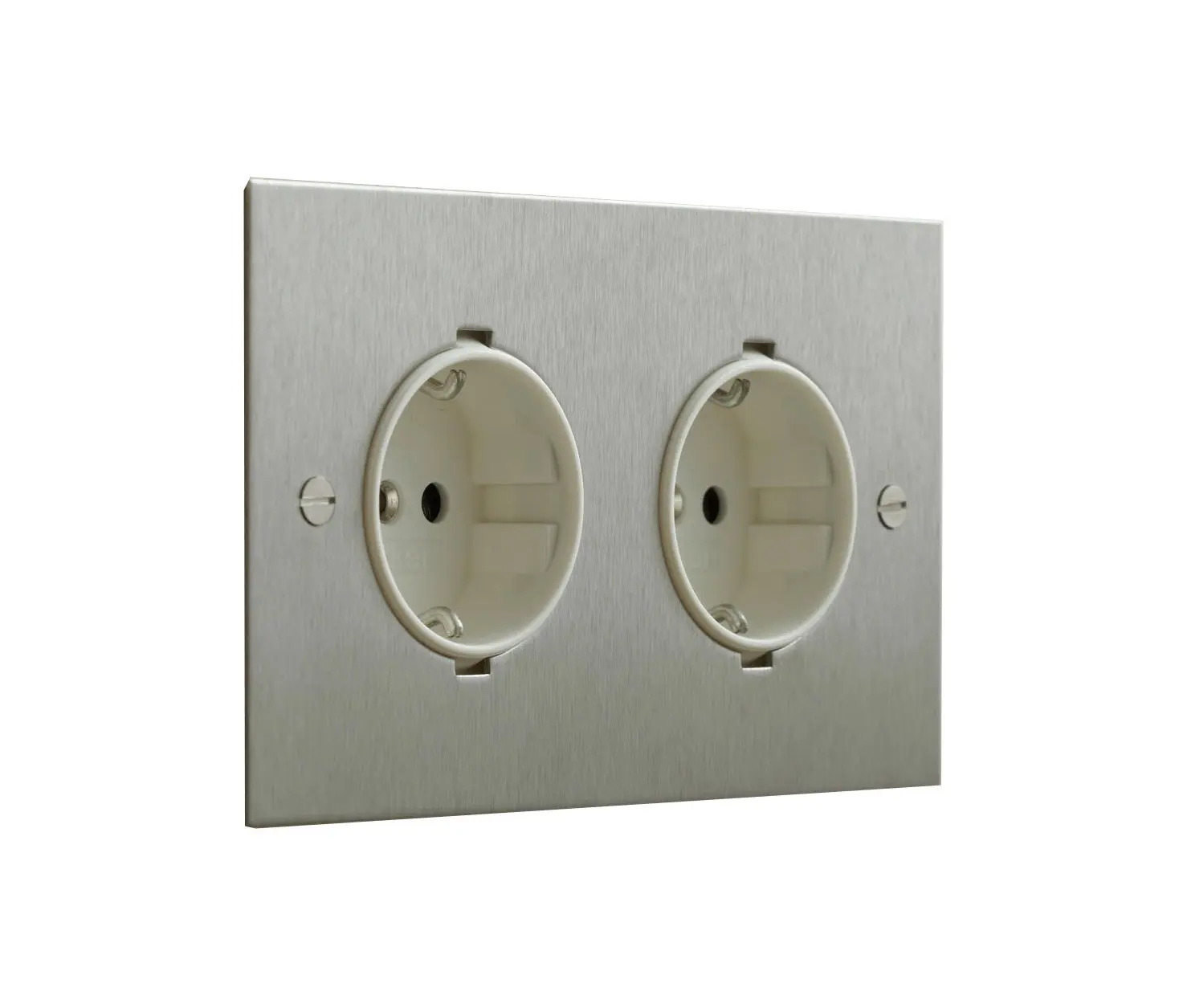 Forbes & Lomax - Stainless Steel double German socket