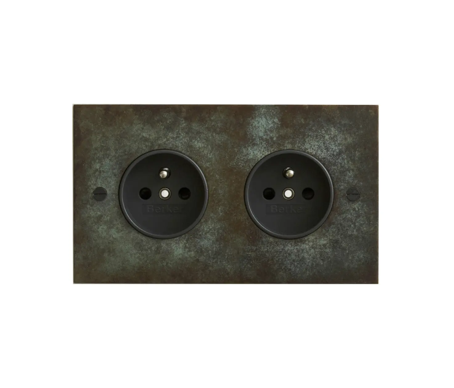 Forbes & Lomax - Verdigris double French socket