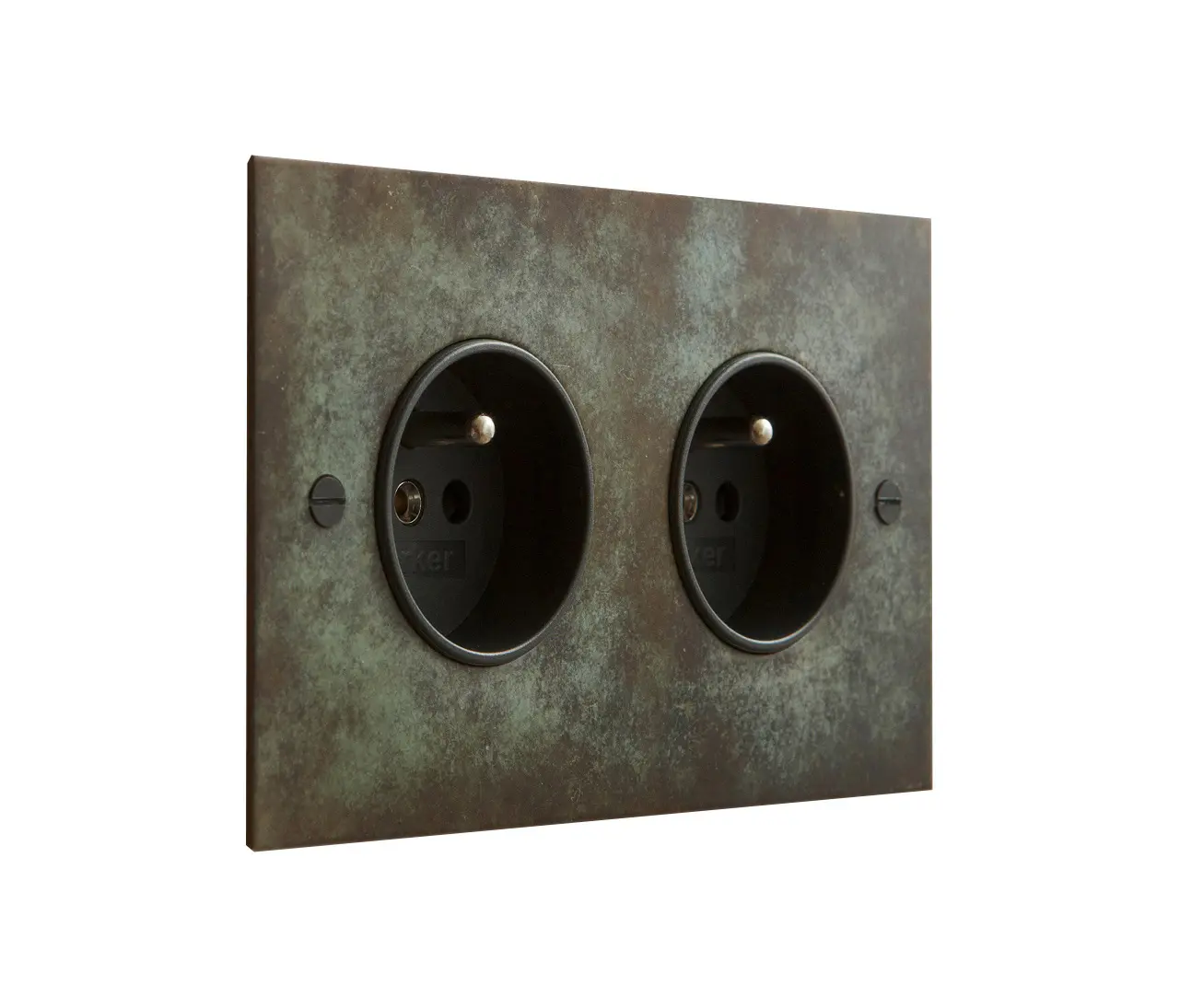Forbes & Lomax - Verdigris double French socket