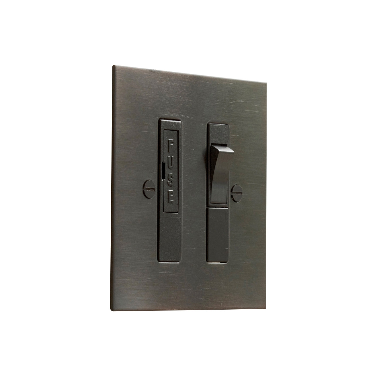 Display product Antique Bronze switched fused spur from manufacturer Forbes & Lomax