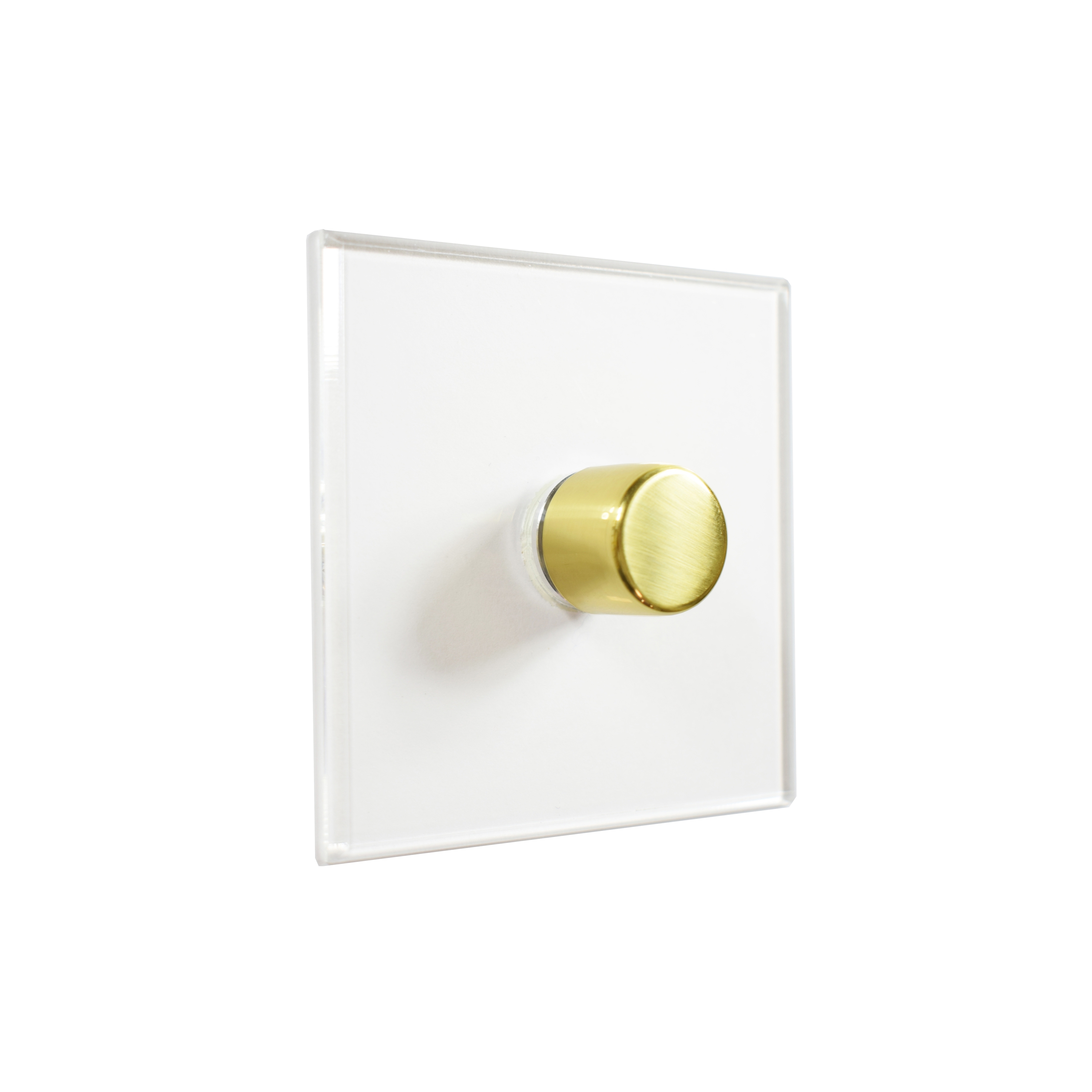 Mostrar el producto Invisible Lightswitch® with Unlacquered Brass rotary dimmer del fabricante Forbes & Lomax