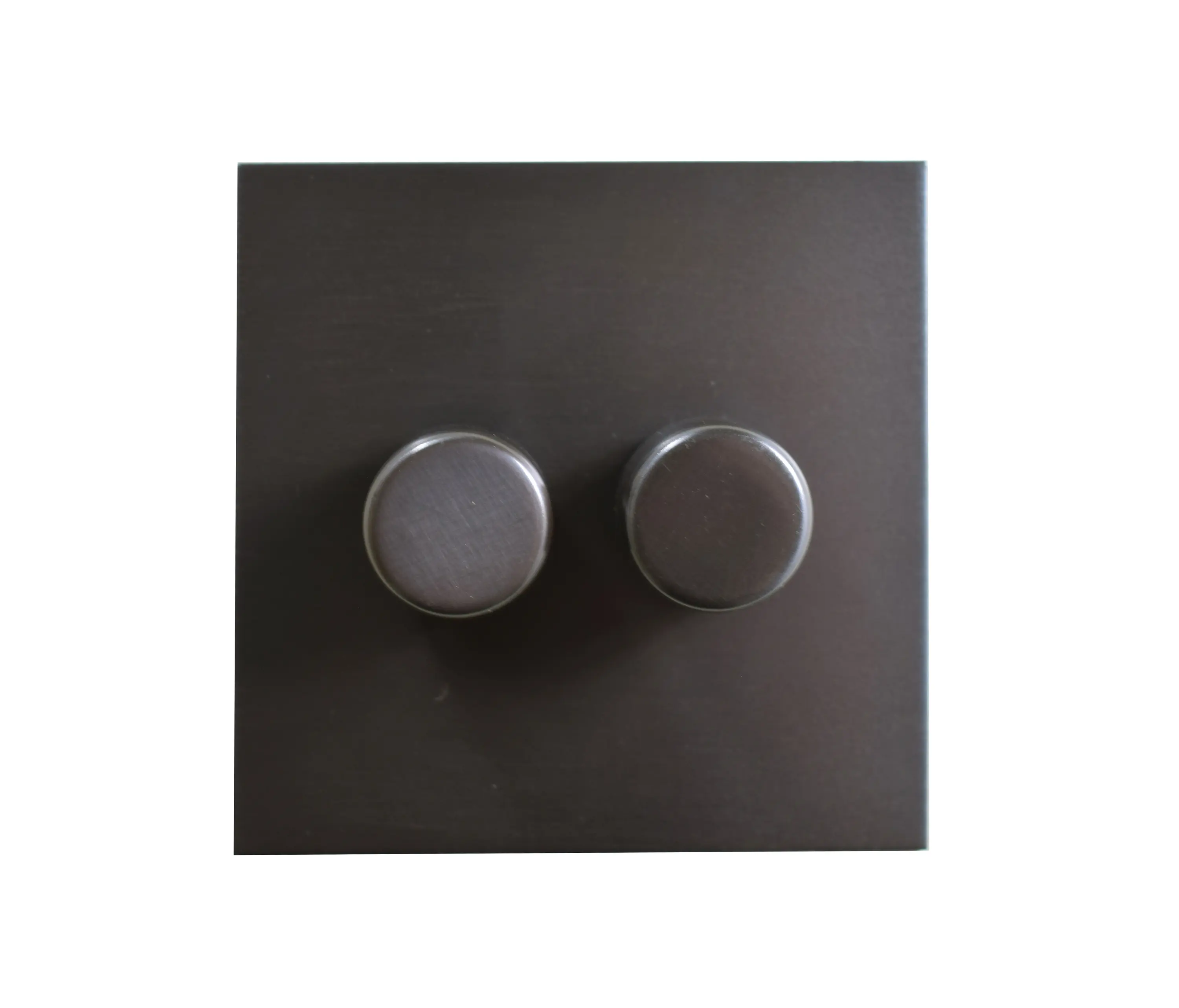 Forbes & Lomax - Antique Bronze two gang rotary dimmer