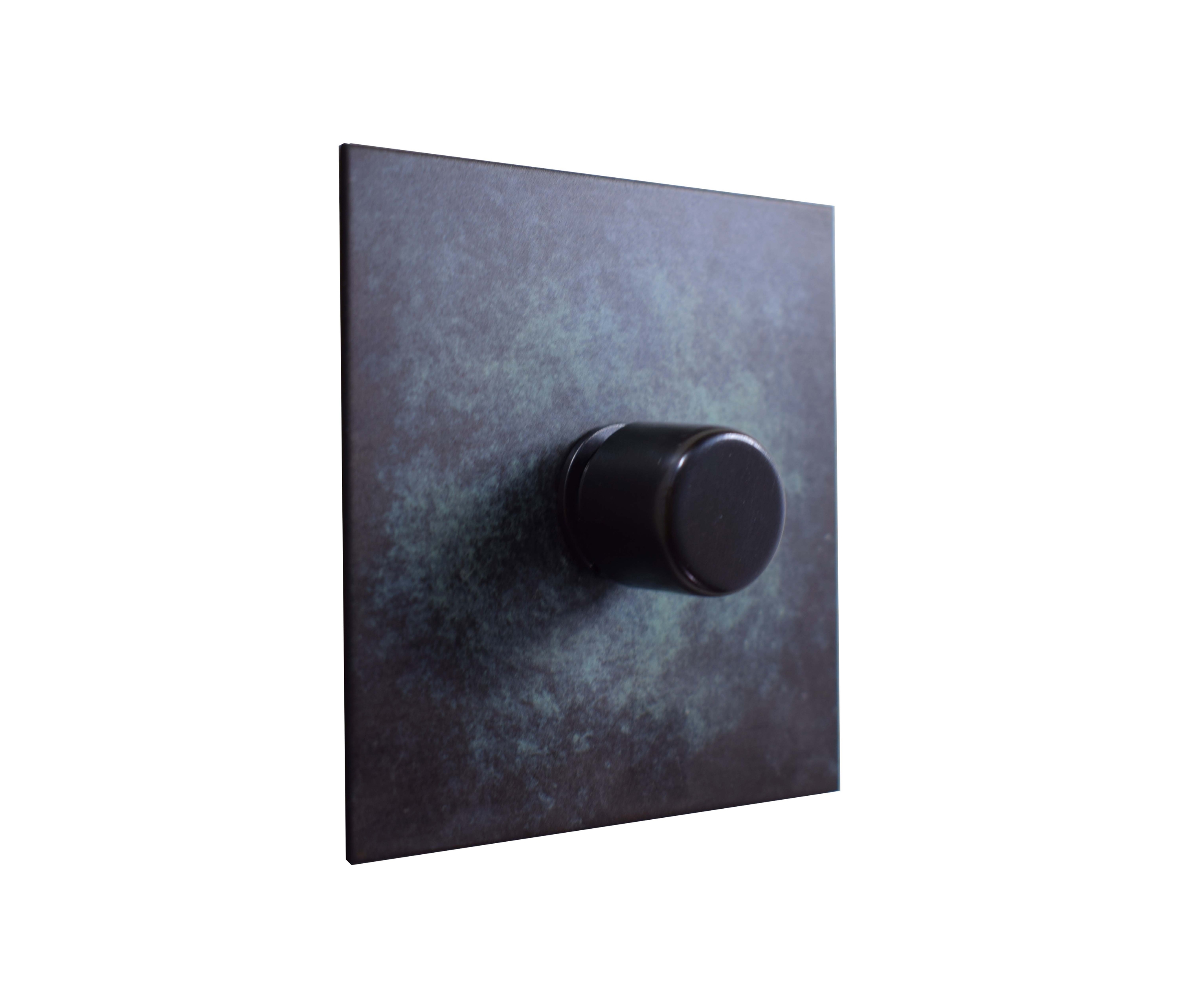 Display product Verdigris rotary dimmer from manufacturer Forbes & Lomax