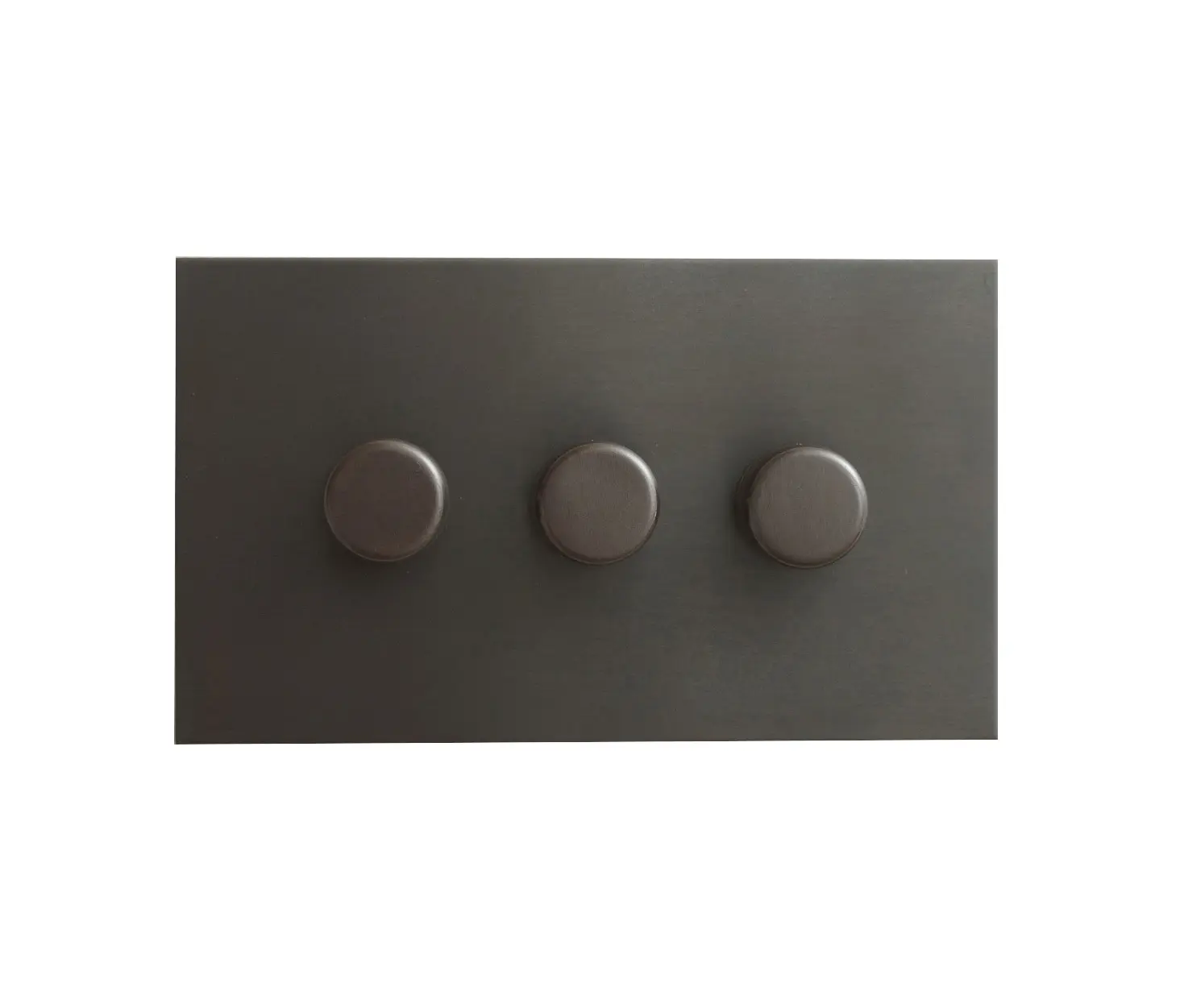 Forbes & Lomax - Antique Bronze three gang rotary dimmer